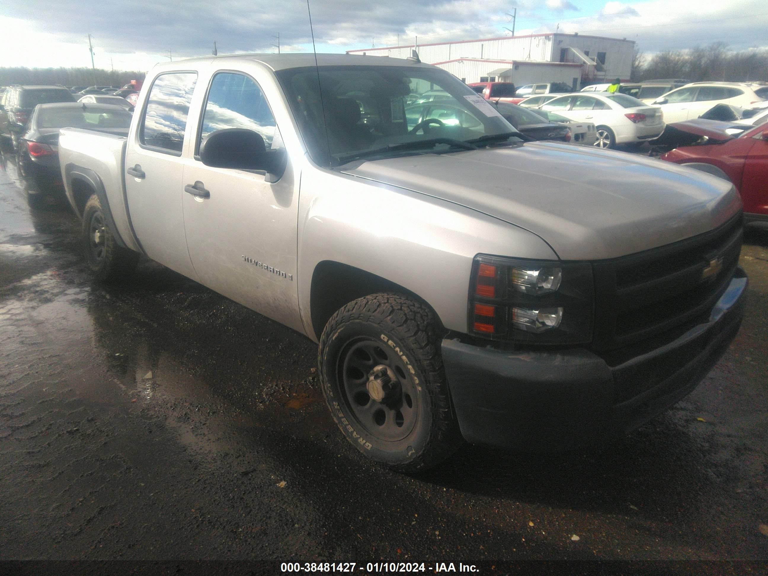 CHEVROLET SILVERADO 2008 2gcec13j581231547