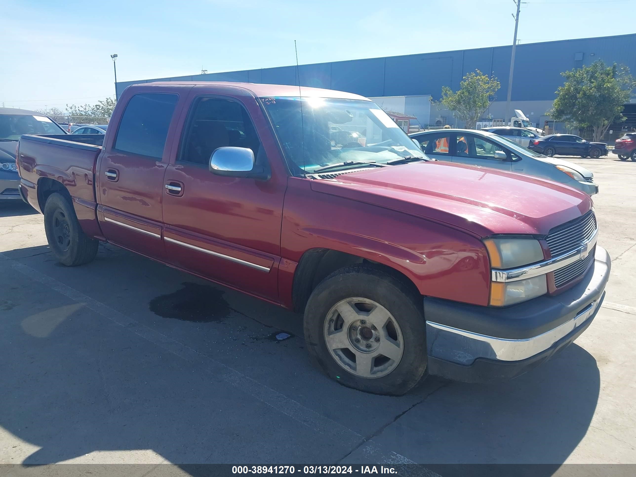 CHEVROLET SILVERADO 2005 2gcec13t551125547