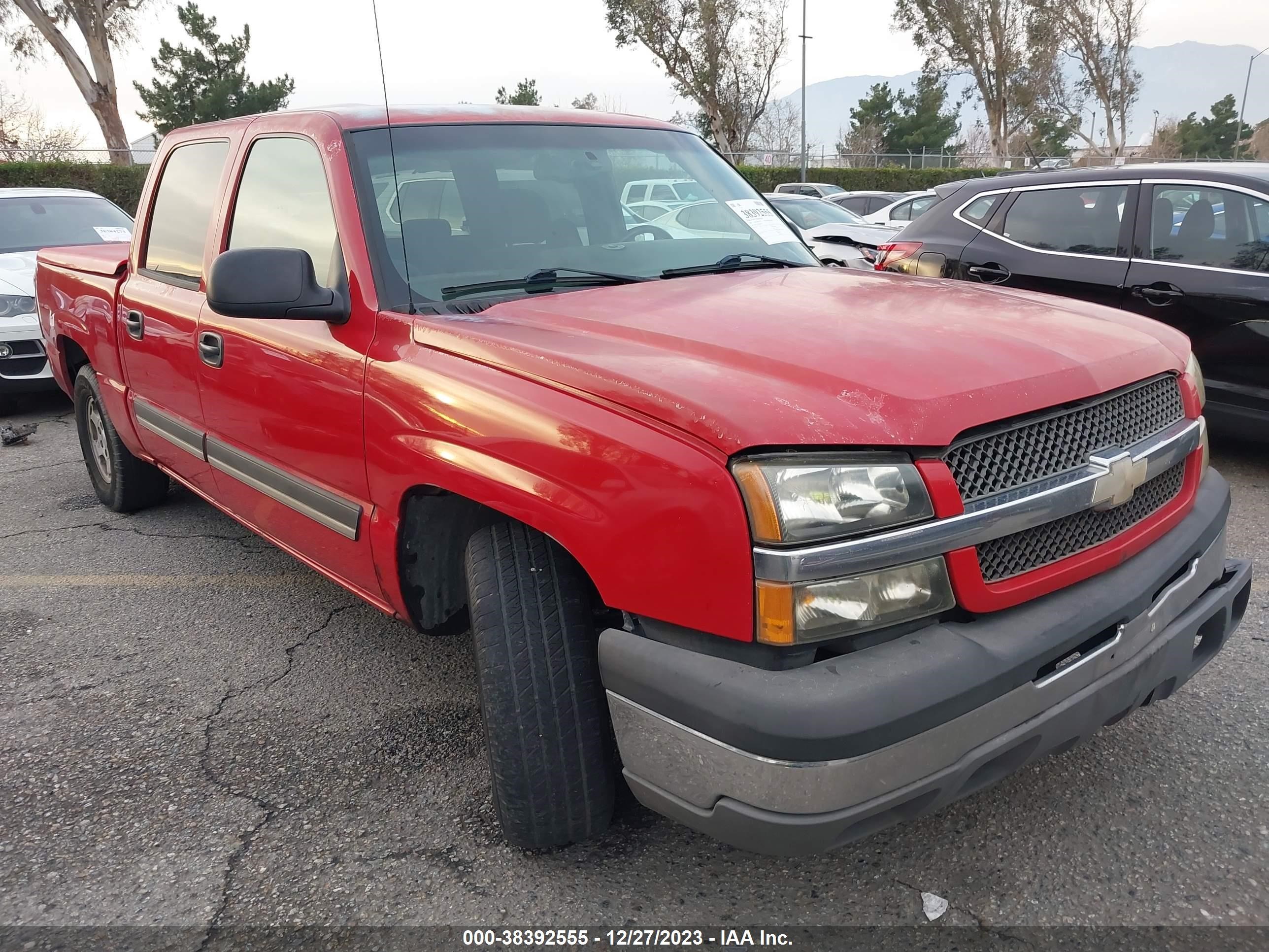 CHEVROLET SILVERADO 2004 2gcec13tx41404751