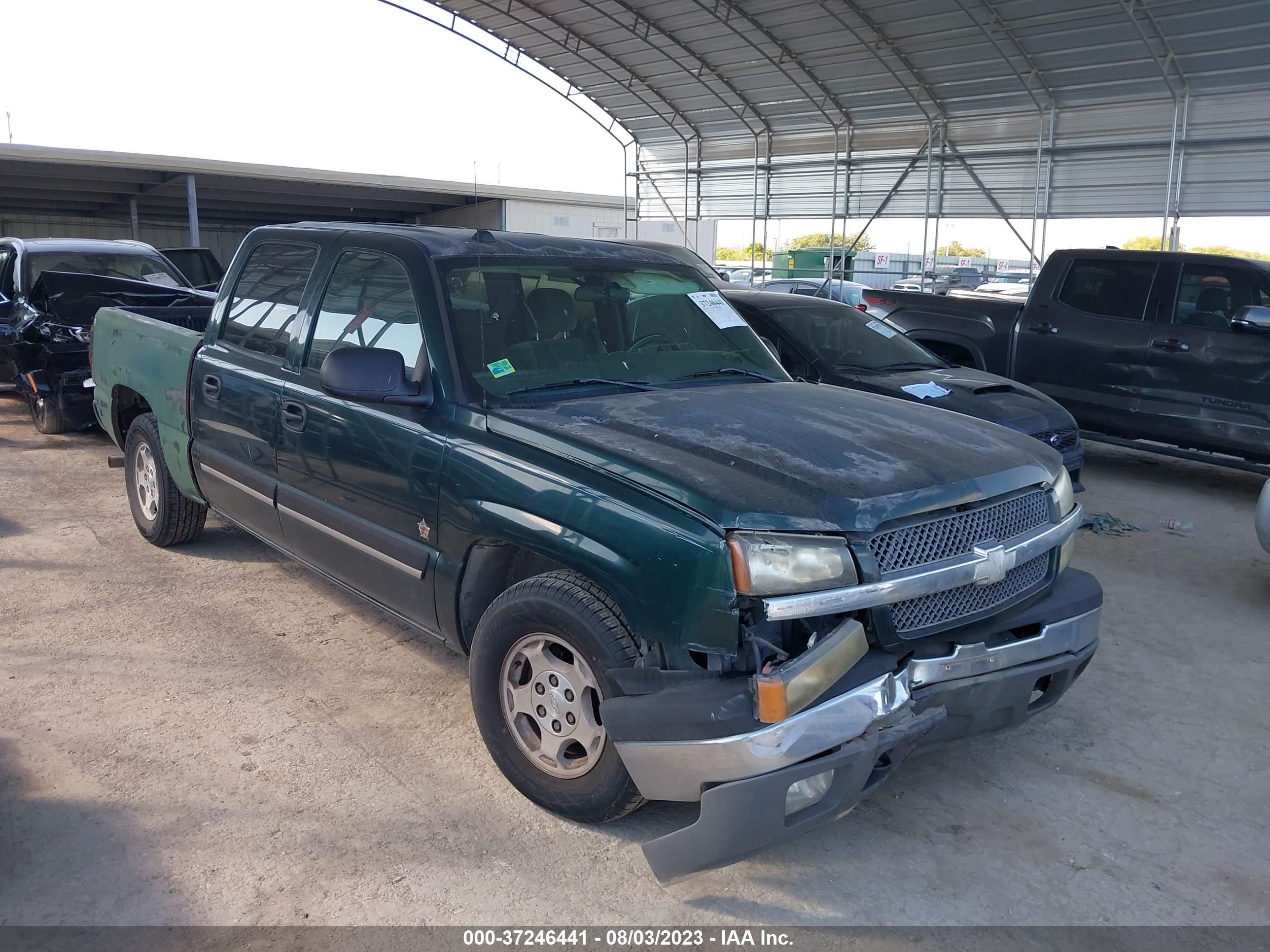 CHEVROLET SILVERADO 2004 2gcec13tx41407178