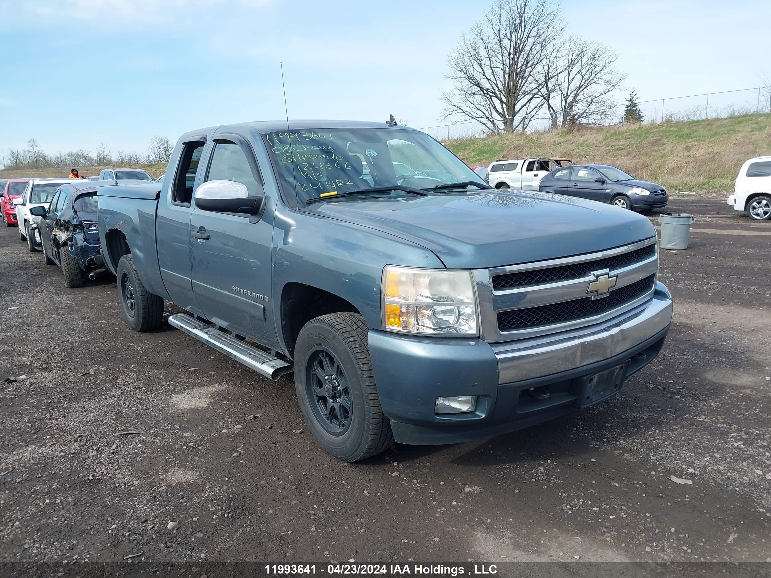 CHEVROLET SILVERADO 2008 2gcec19c281124366