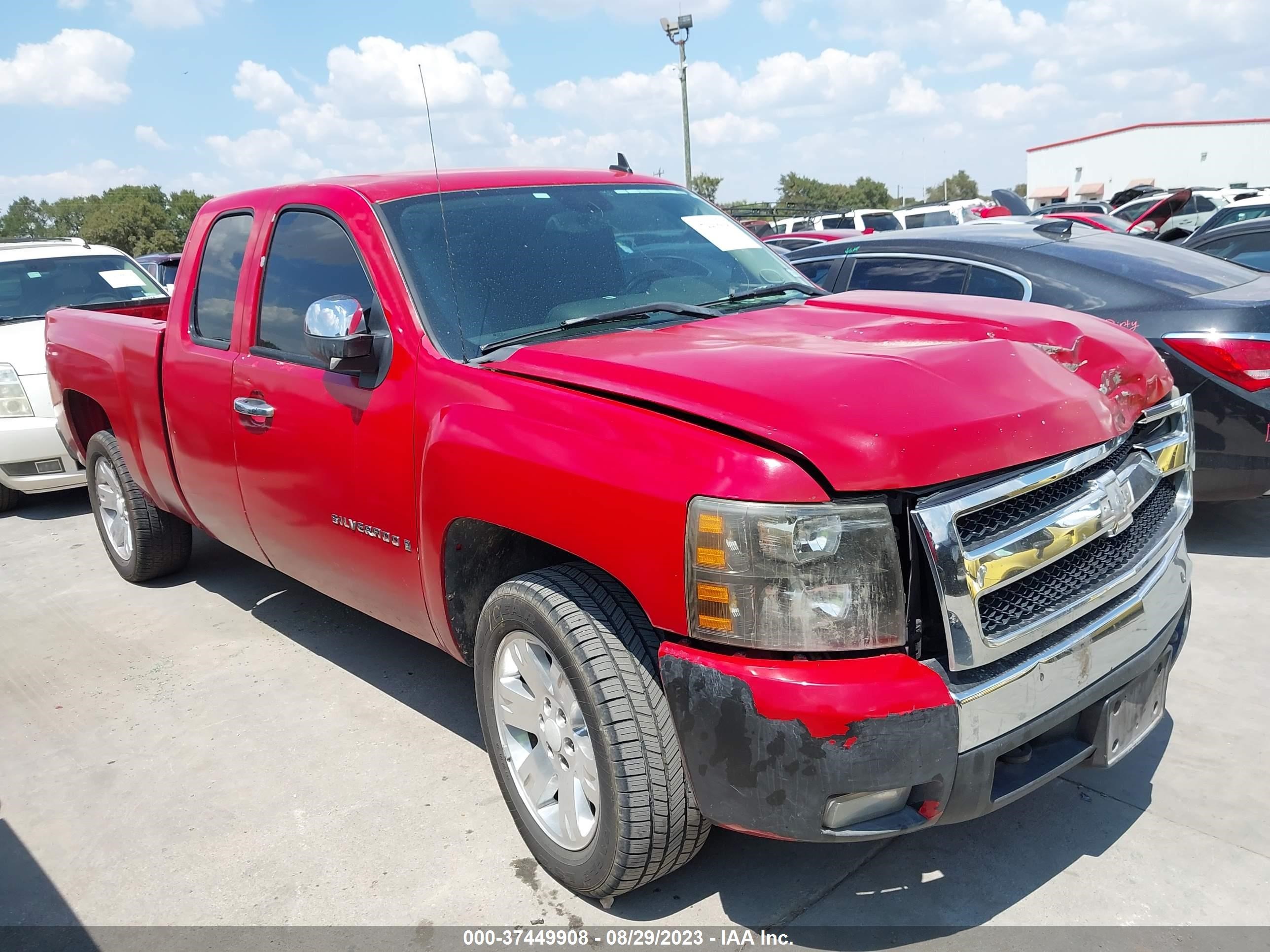 CHEVROLET SILVERADO 2007 2gcec19c971645356