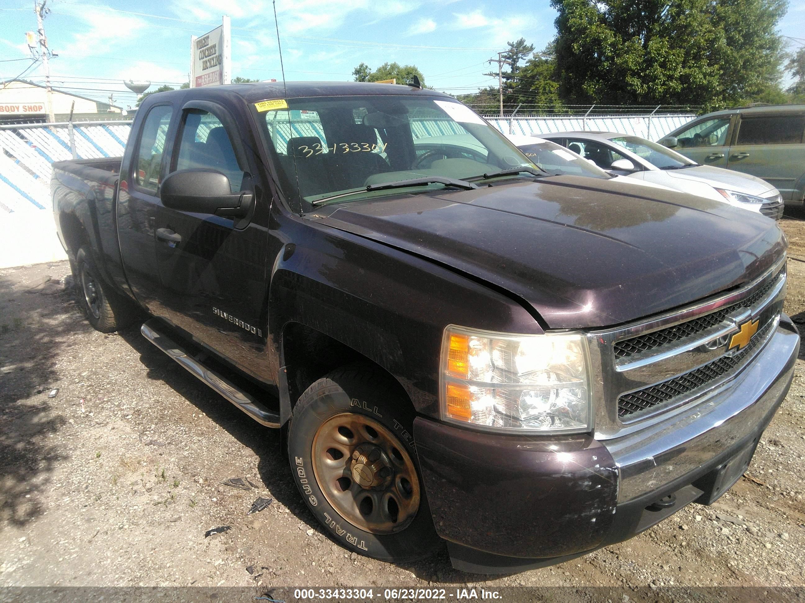 CHEVROLET SILVERADO 2008 2gcec19cx81222500