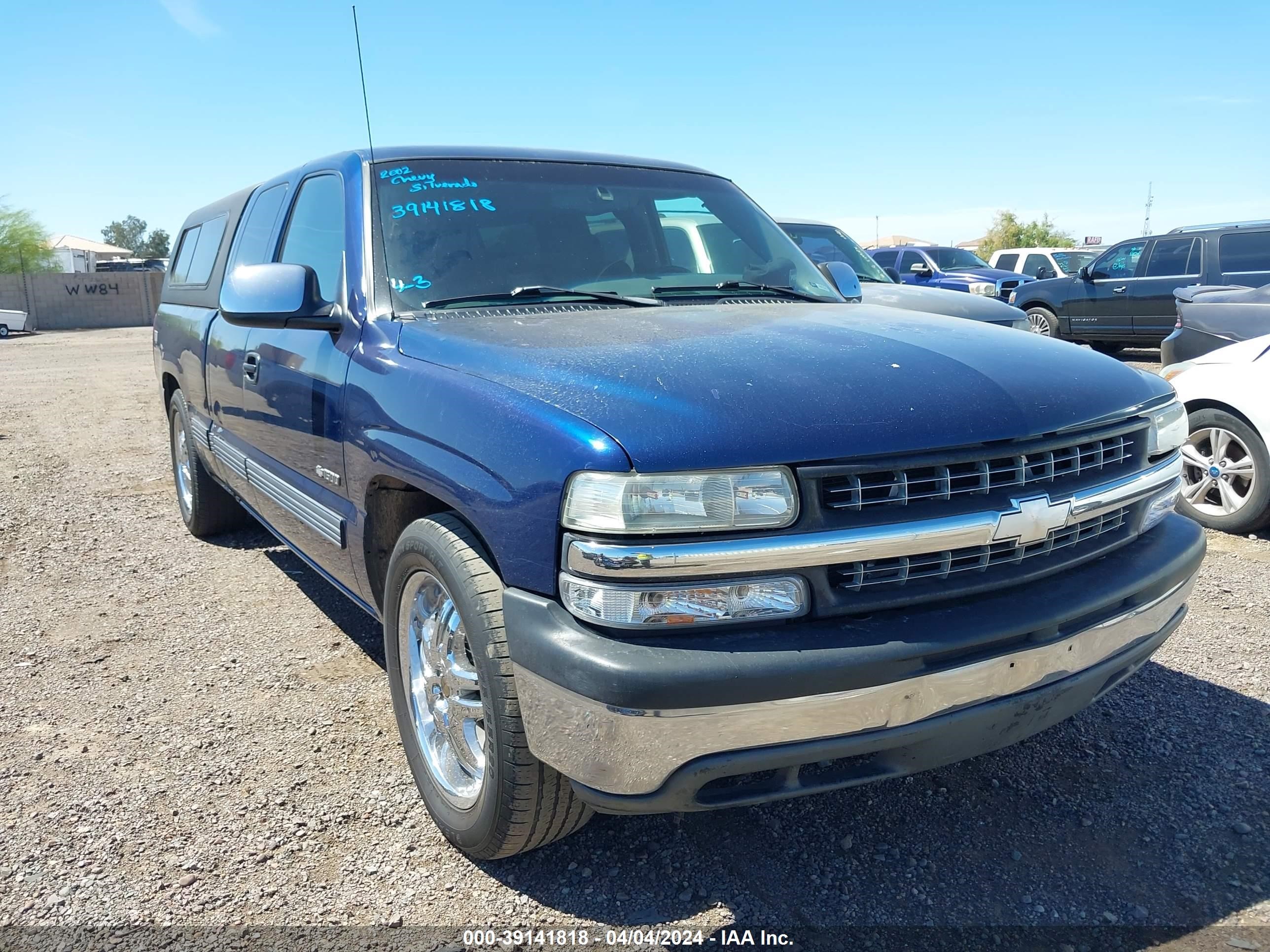 CHEVROLET SILVERADO 2002 2gcec19t021183780