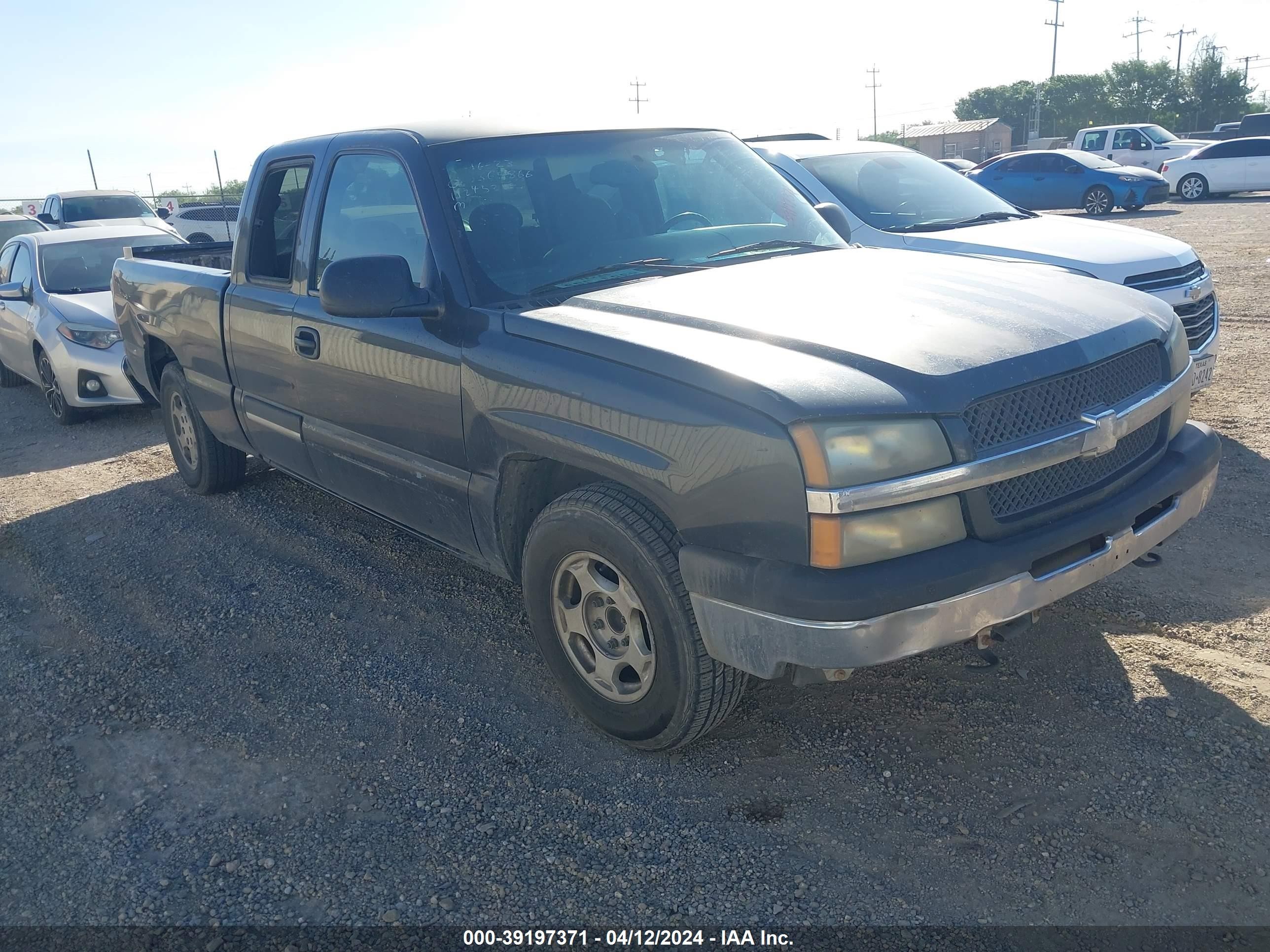 CHEVROLET SILVERADO 2003 2gcec19t031112452