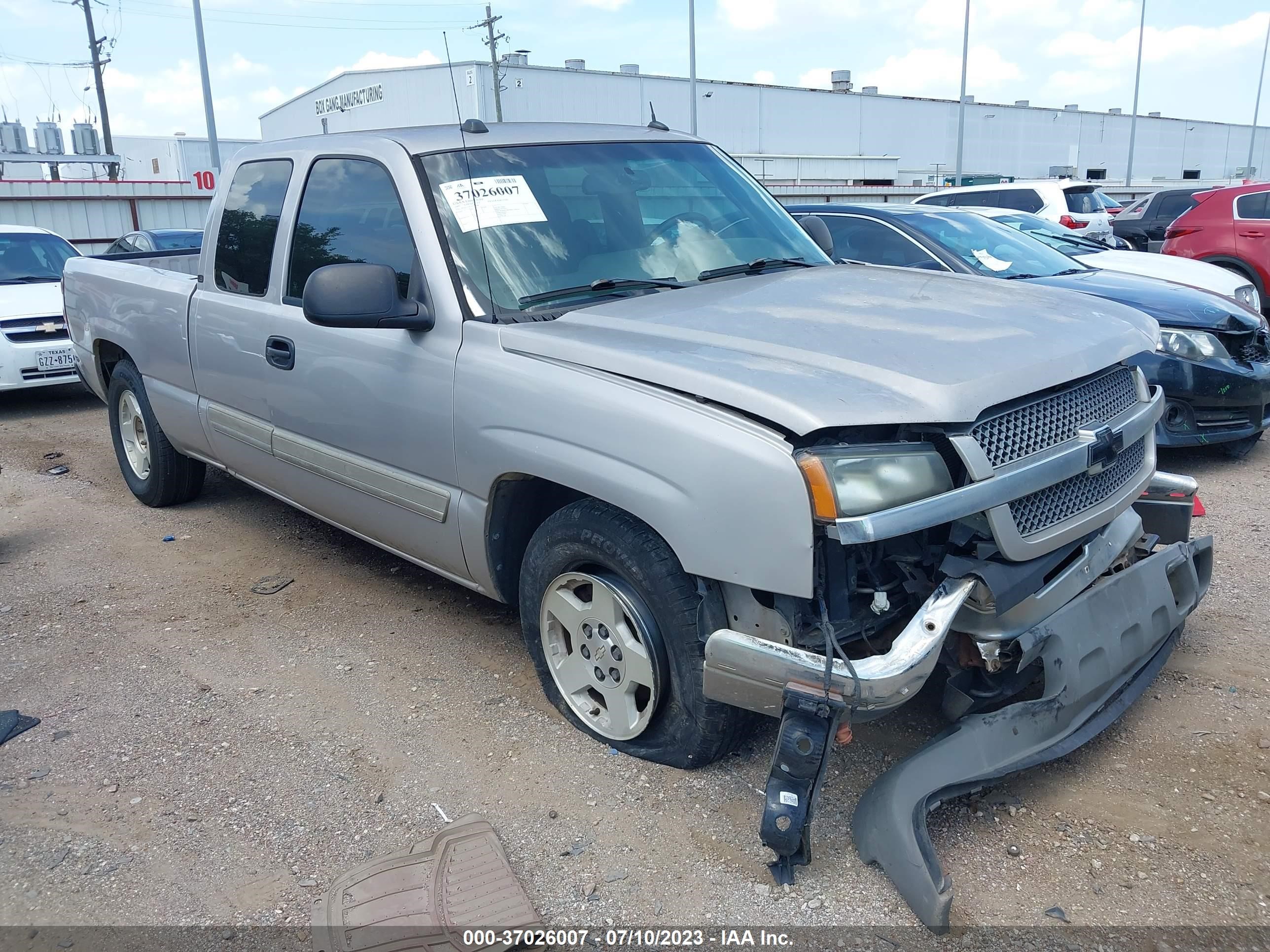 CHEVROLET SILVERADO 2005 2gcec19t251161848