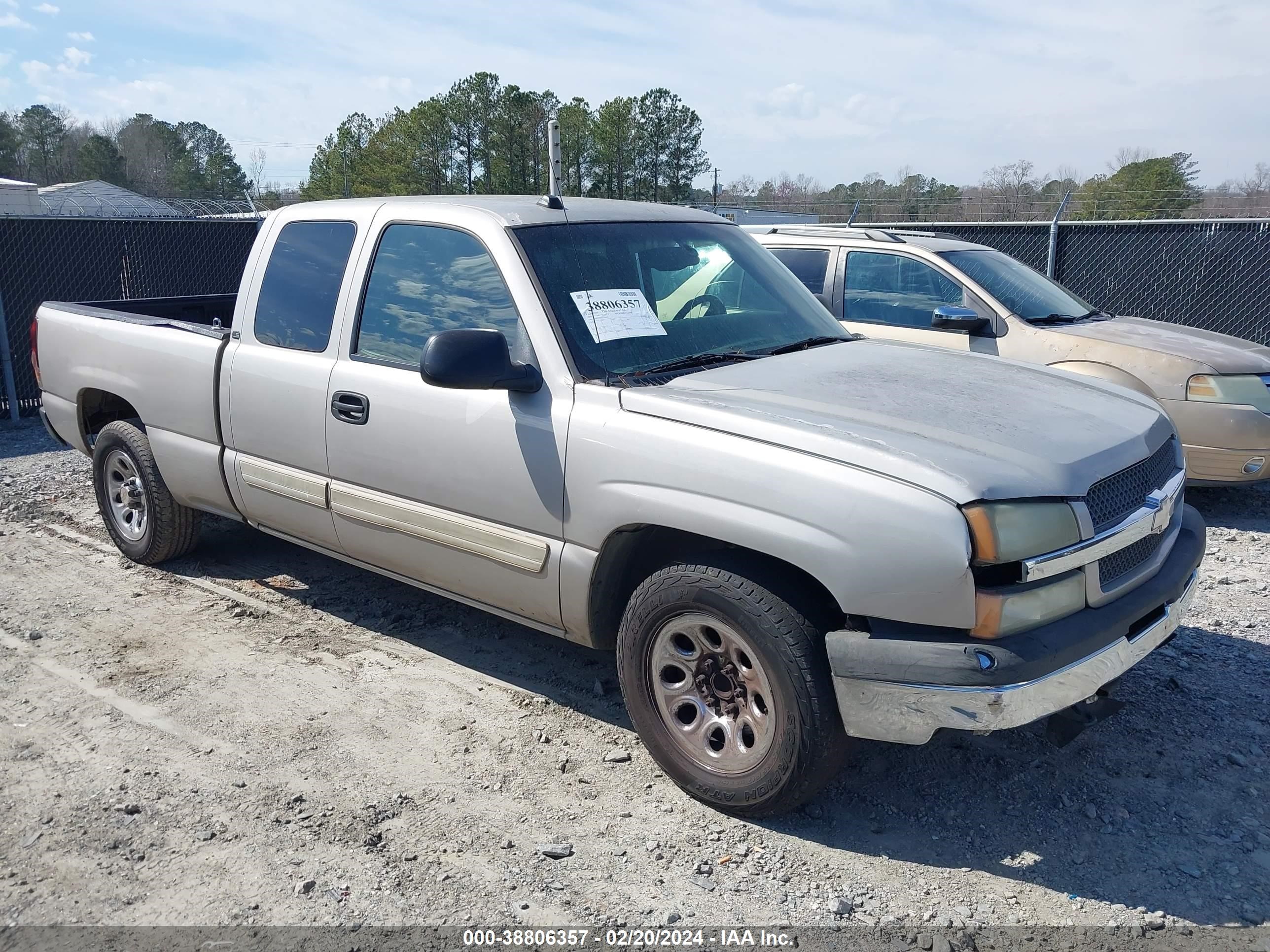 CHEVROLET SILVERADO 2005 2gcec19t251230439