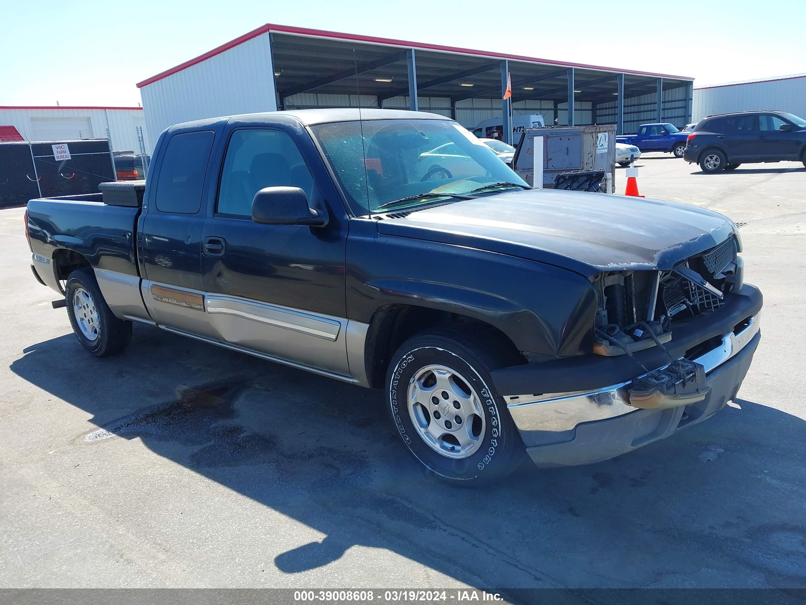 CHEVROLET SILVERADO 2003 2gcec19t631392054