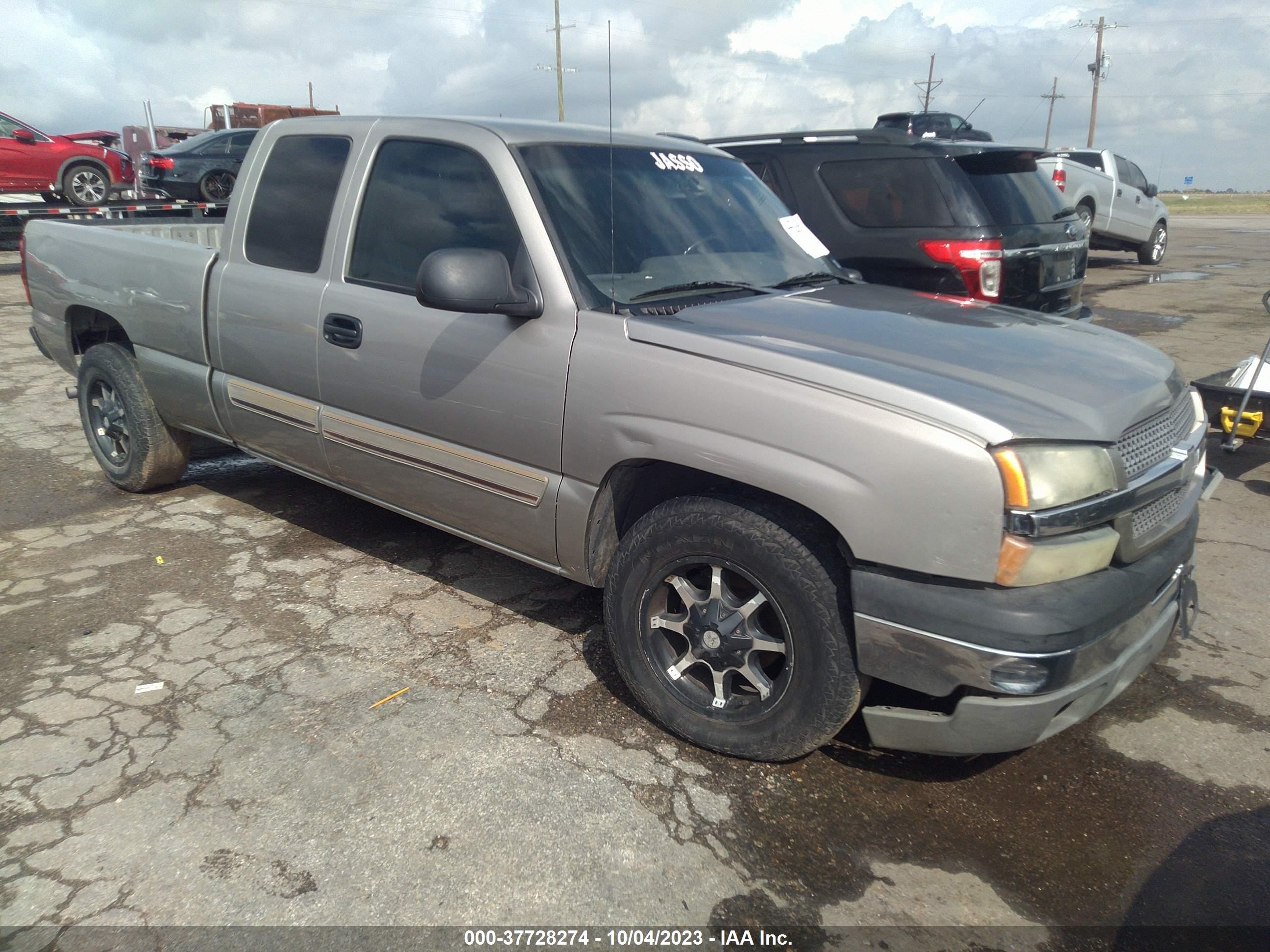 CHEVROLET SILVERADO 2003 2gcec19t731154276