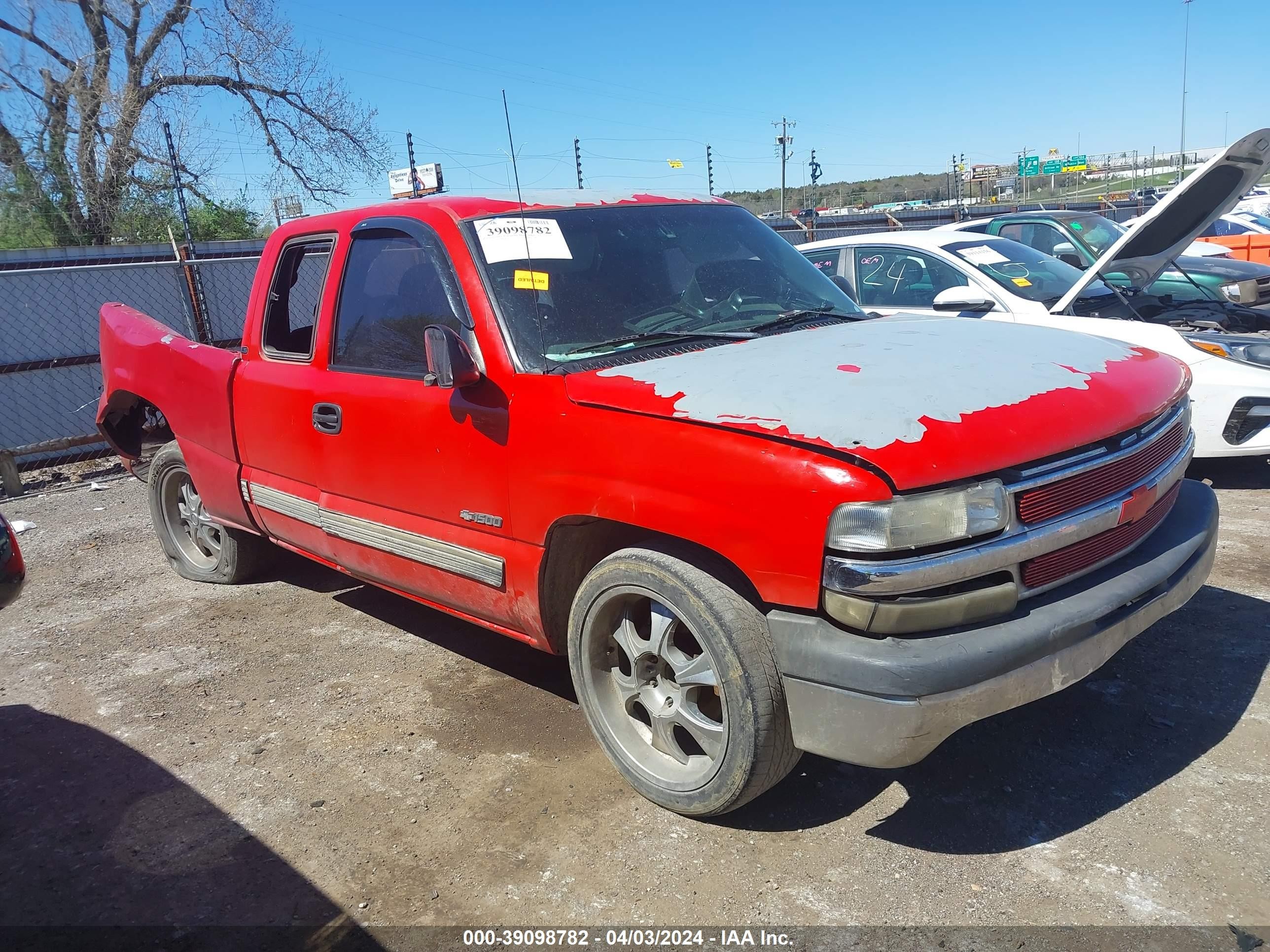 CHEVROLET SILVERADO 2000 2gcec19t7y1203211