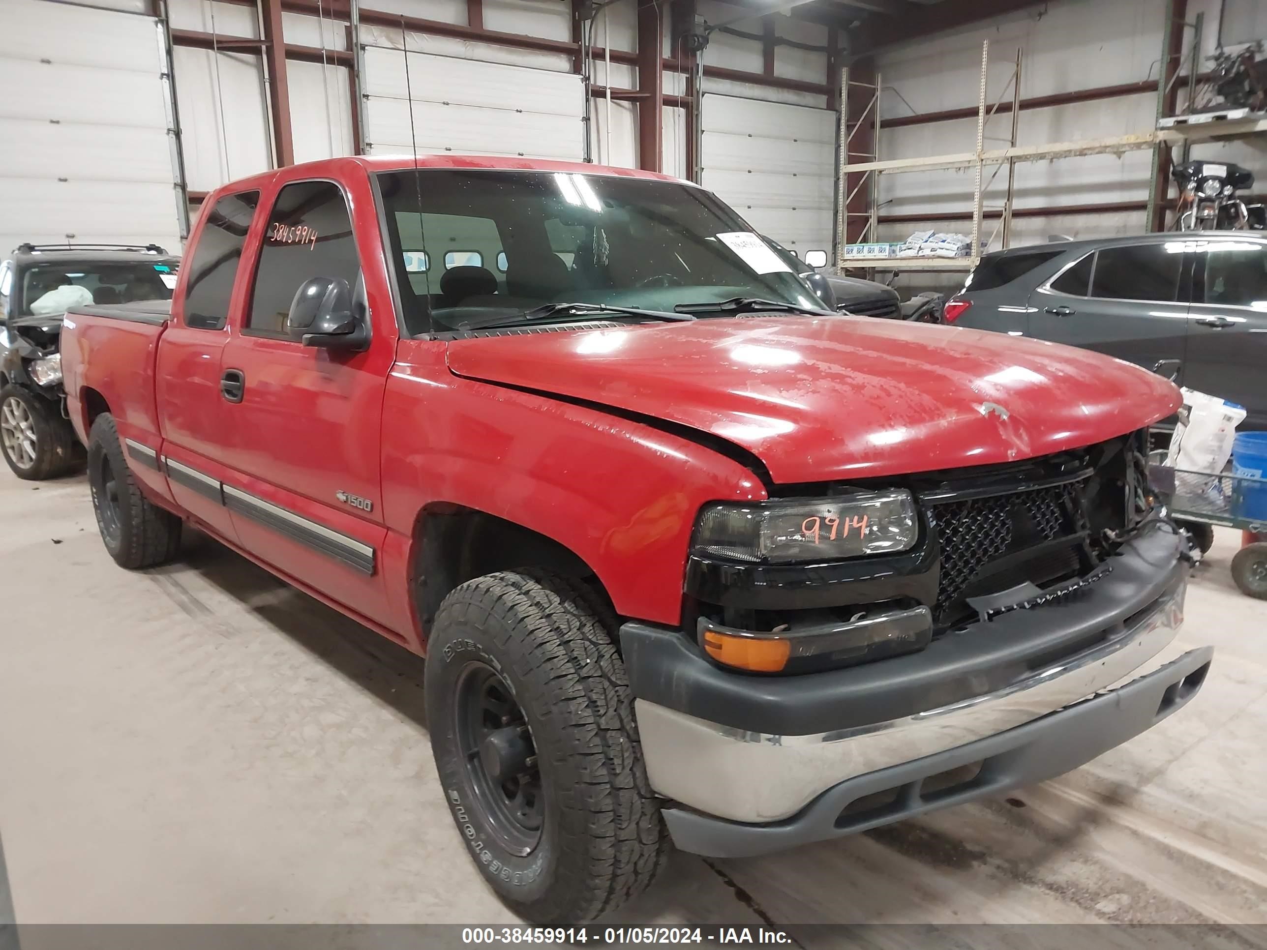 CHEVROLET SILVERADO 2000 2gcec19t7y1297235