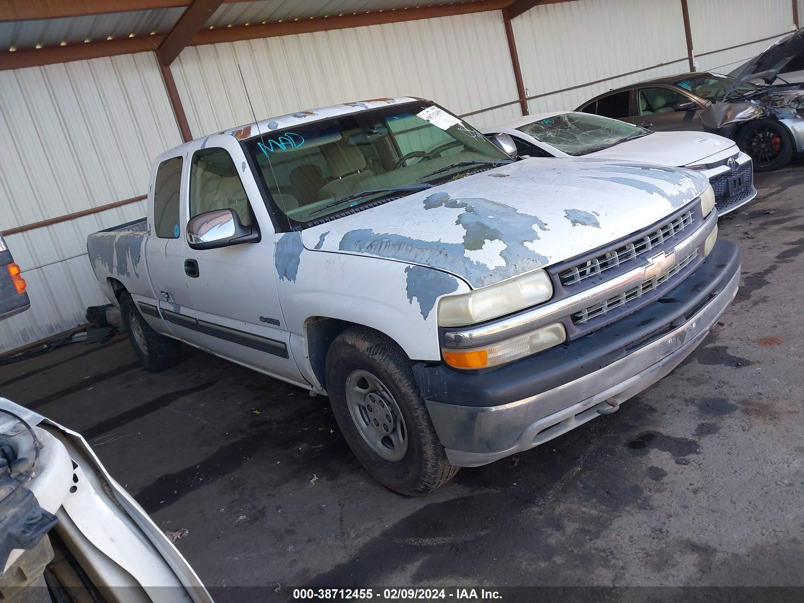 CHEVROLET SILVERADO 2001 2gcec19t911117792