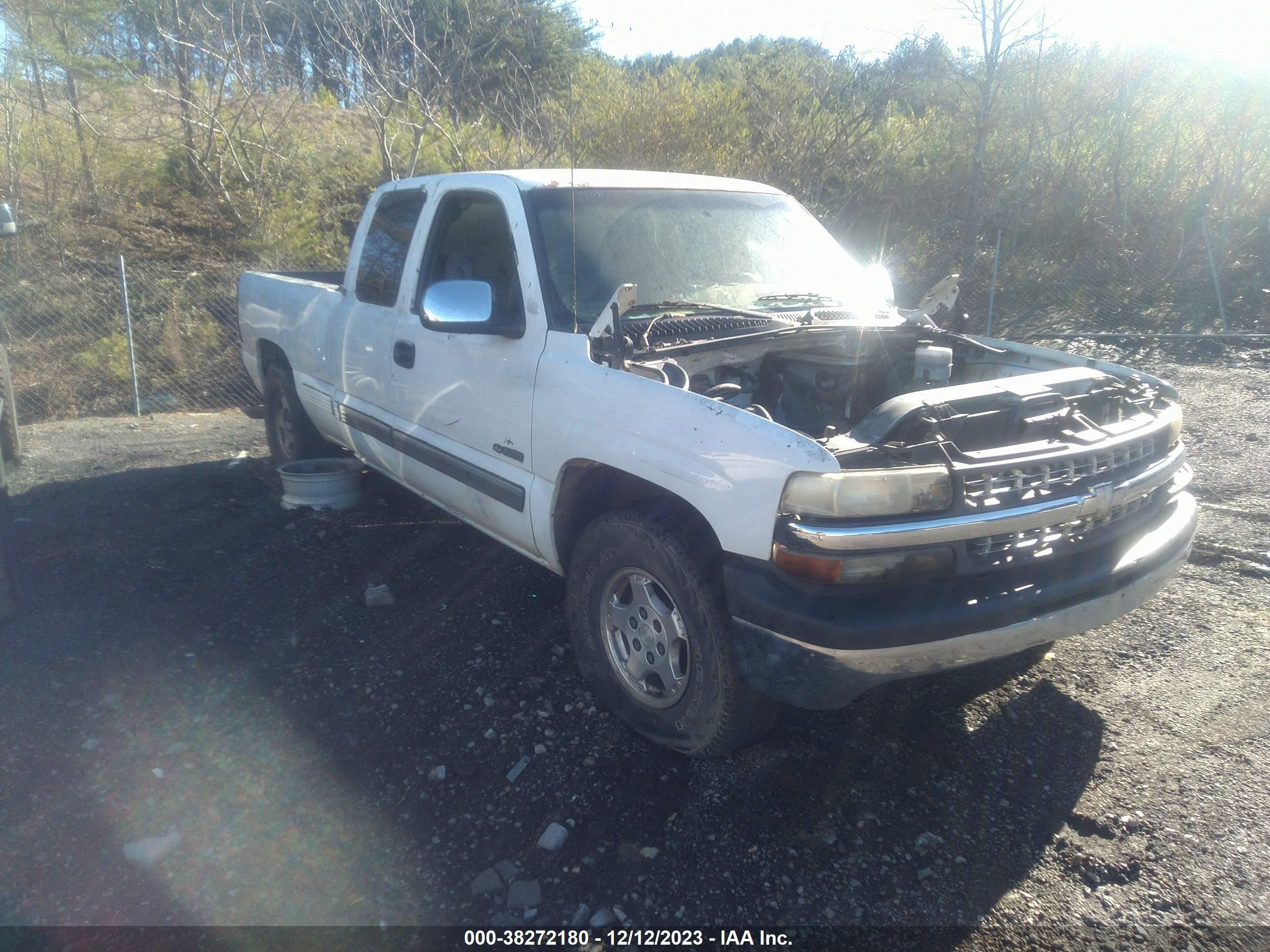 CHEVROLET SILVERADO 2002 2gcec19tx21117513