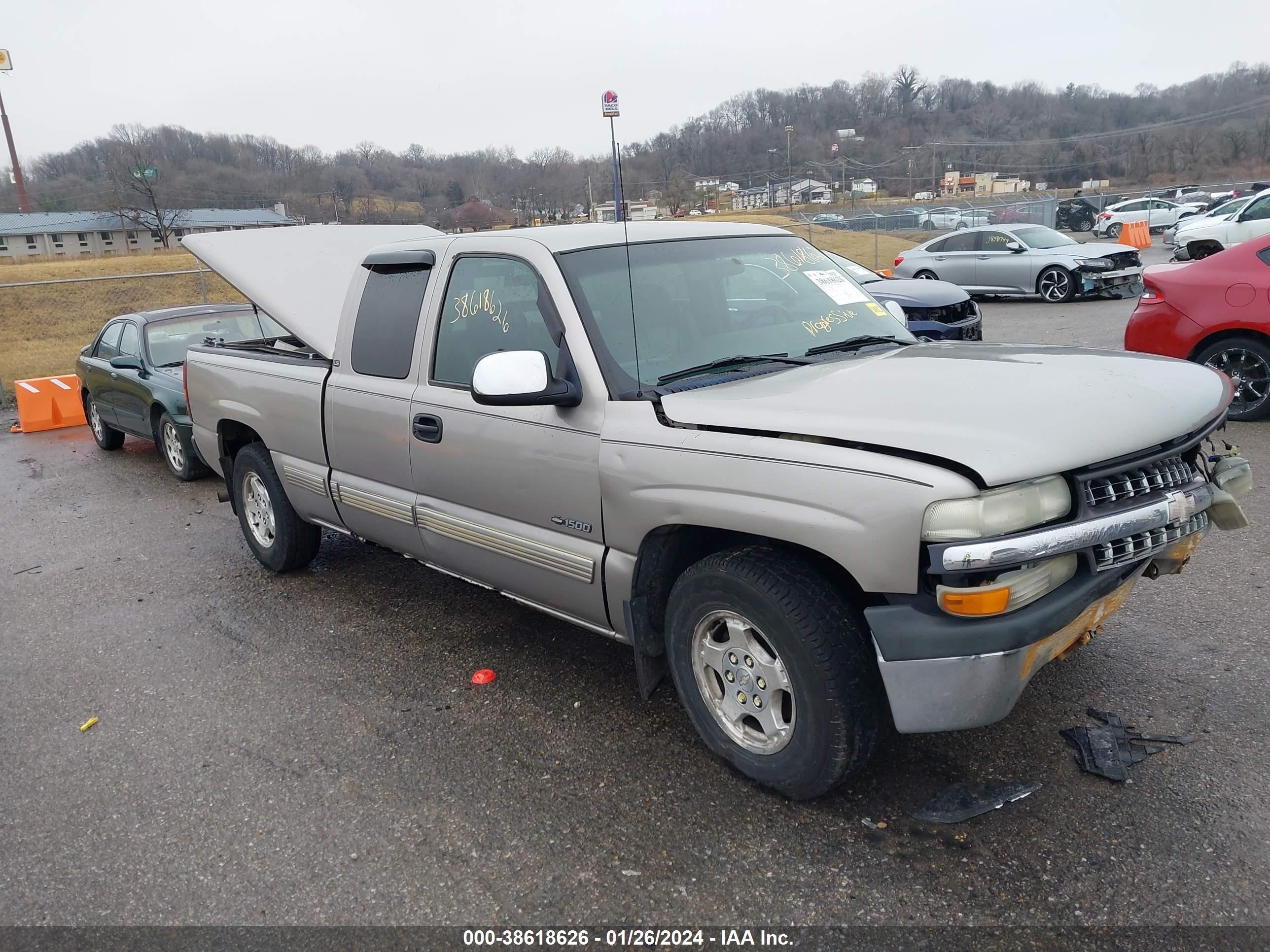 CHEVROLET SILVERADO 2002 2gcec19tx21120413