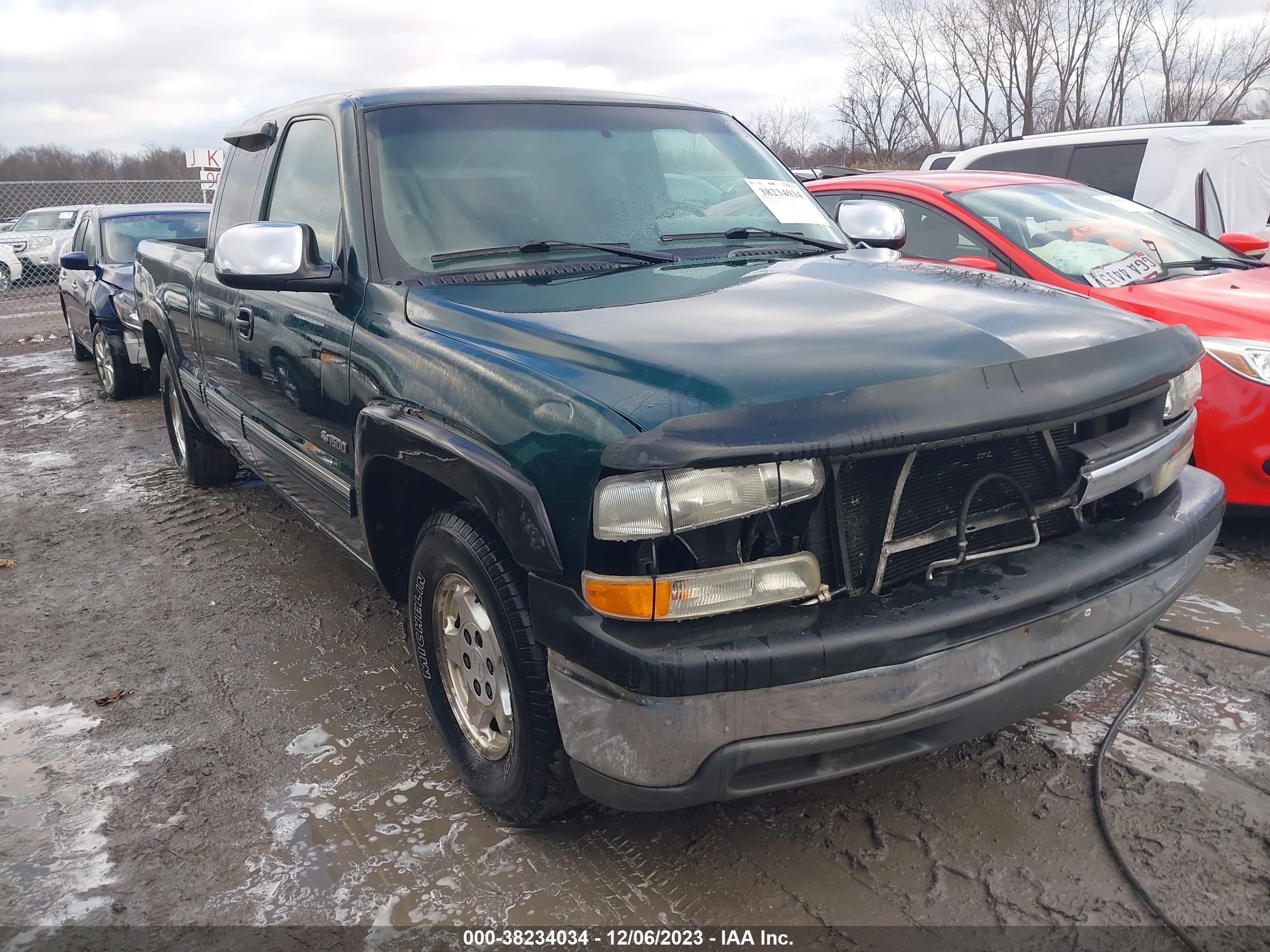 CHEVROLET SILVERADO 2002 2gcec19tx21203467