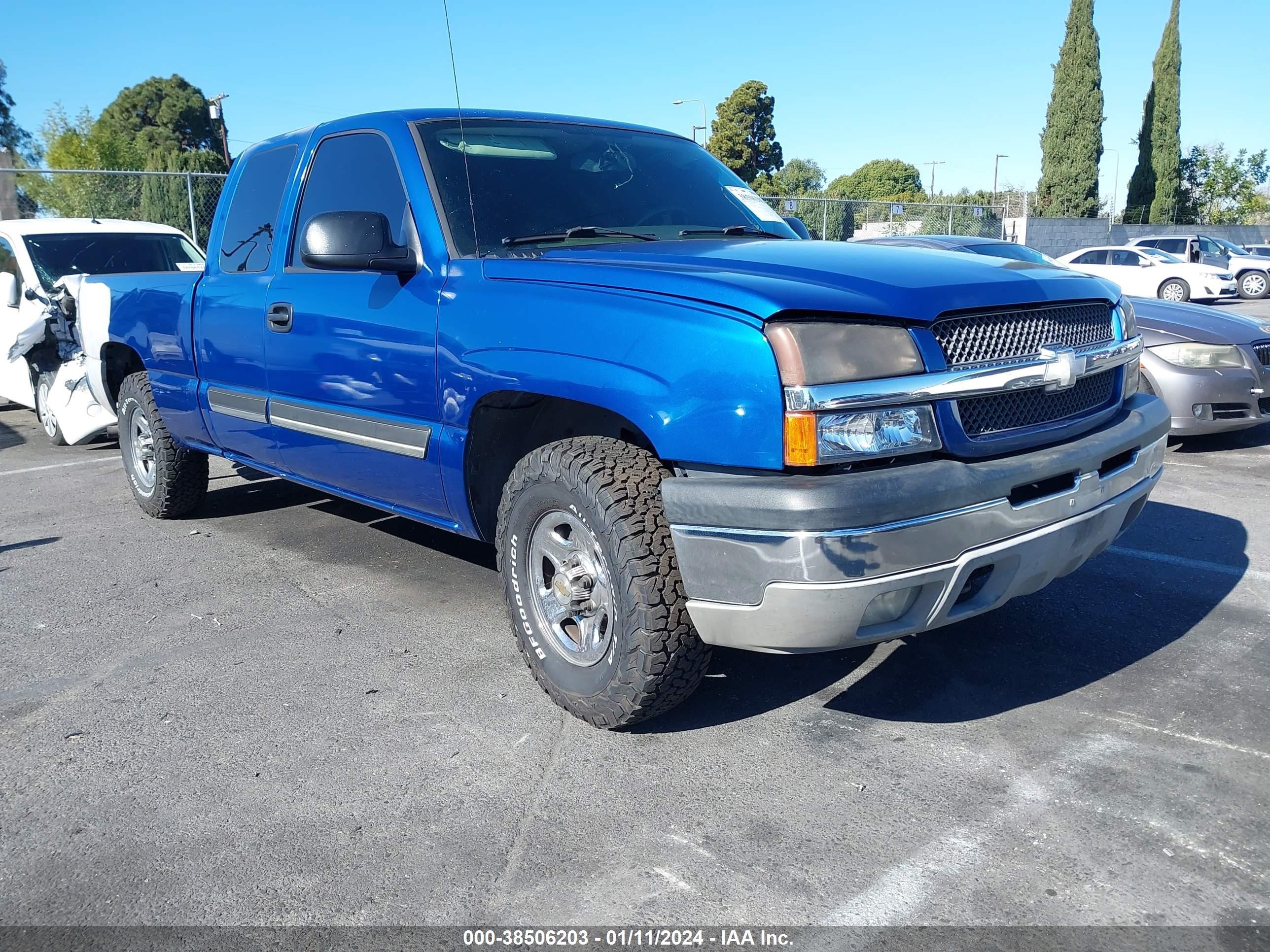 CHEVROLET SILVERADO 2004 2gcec19tx41265566