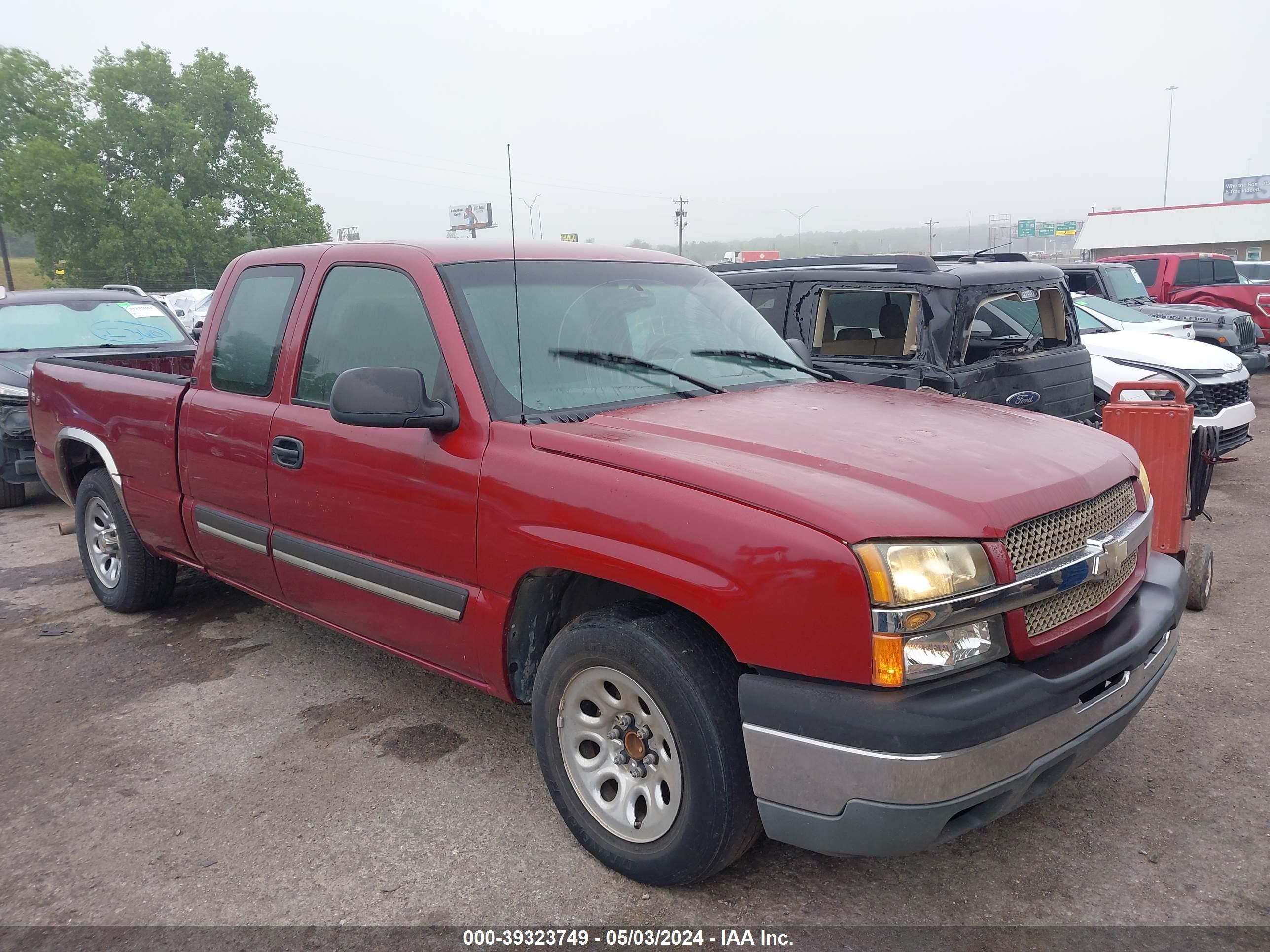 CHEVROLET SILVERADO 2004 2gcec19tx41372858