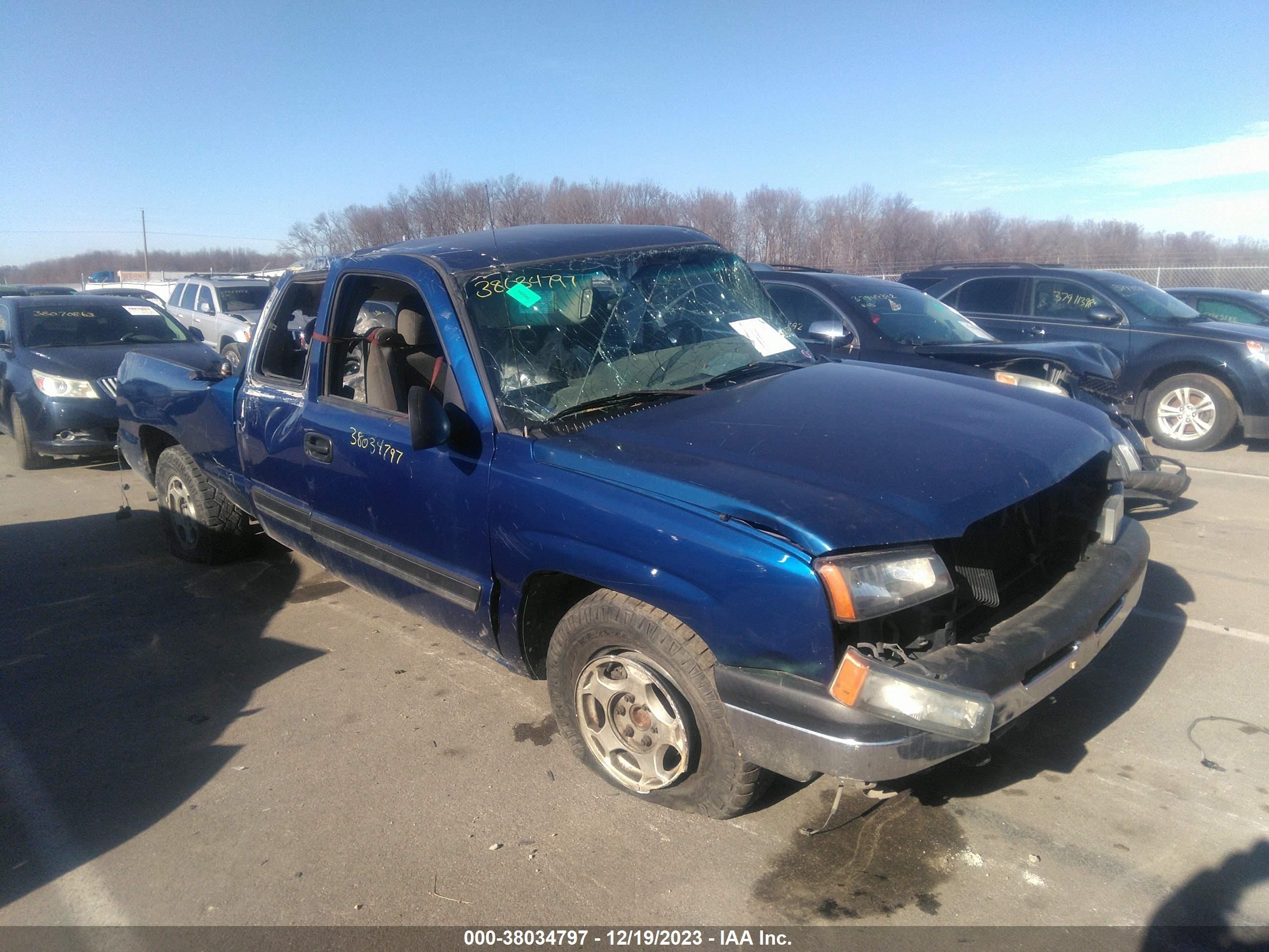 CHEVROLET SILVERADO 2003 2gcec19v431246575