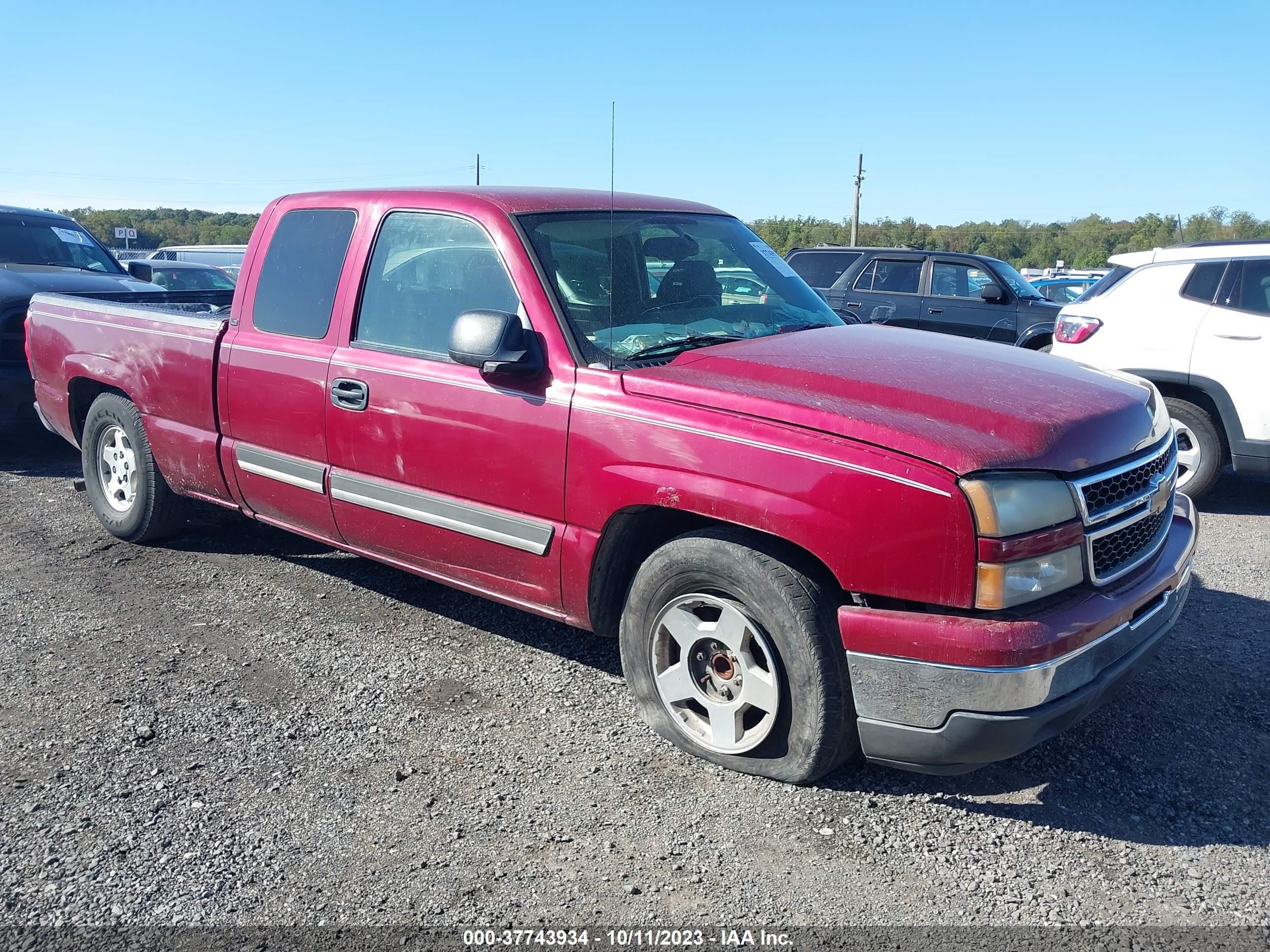 CHEVROLET SILVERADO 2006 2gcec19v661331227