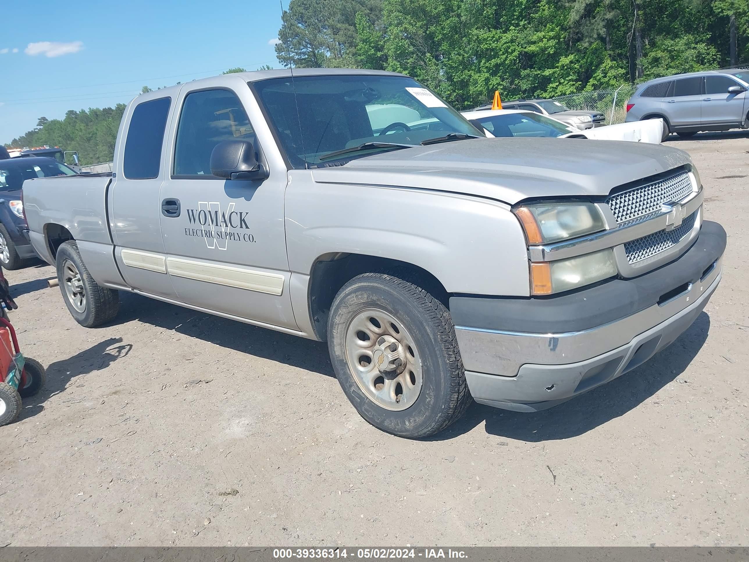 CHEVROLET SILVERADO 2005 2gcec19v751264166