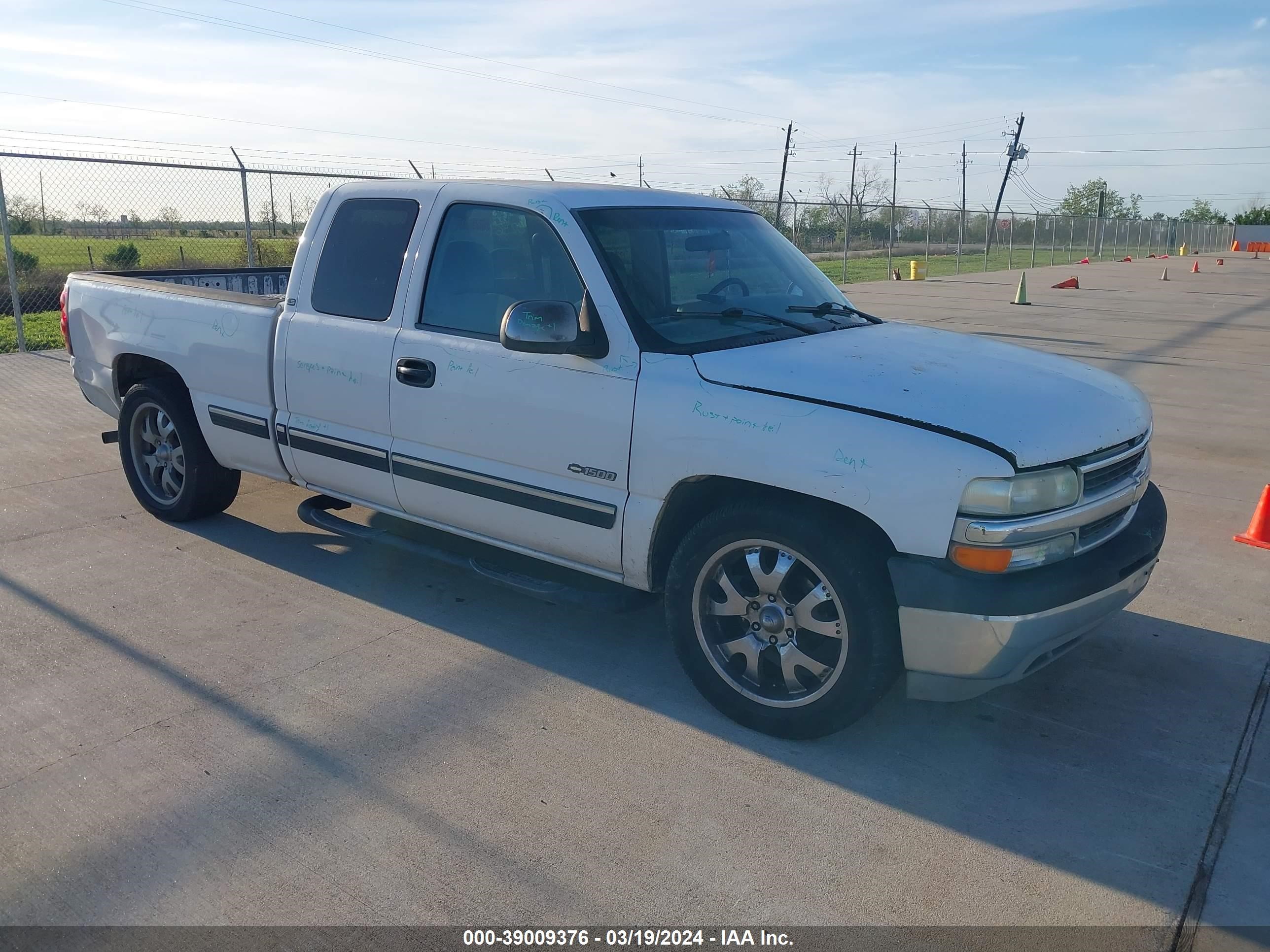 CHEVROLET SILVERADO 2000 2gcec19v9y1356609