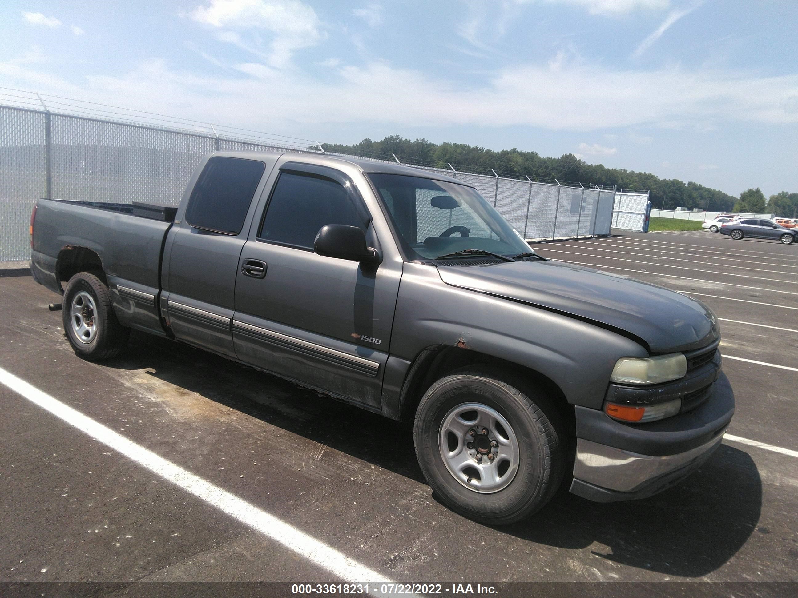 CHEVROLET SILVERADO 2001 2gcec19vx11156442