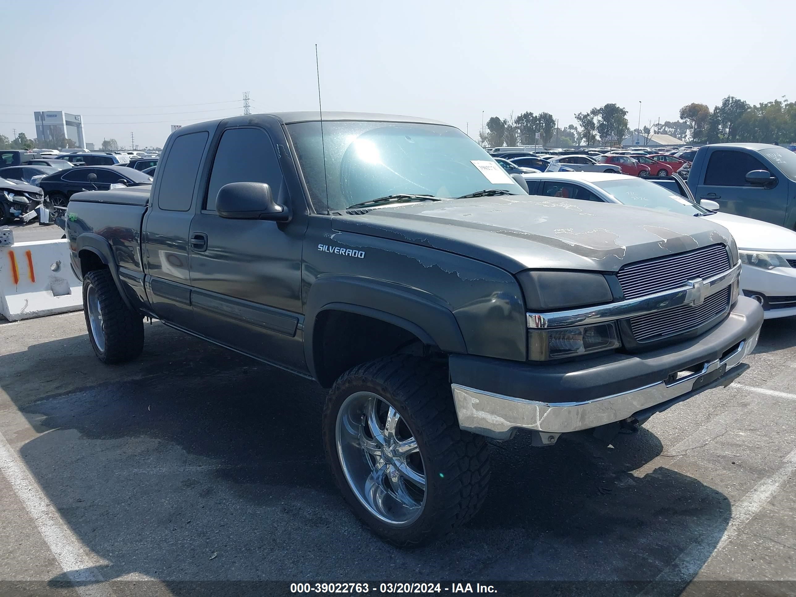 CHEVROLET SILVERADO 2003 2gcec19vx31290550