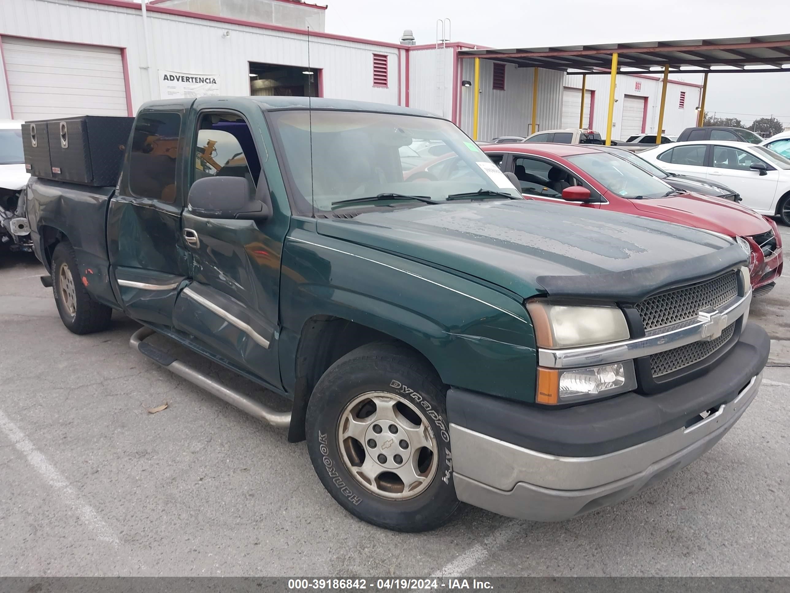 CHEVROLET SILVERADO 2003 2gcec19vx31406412