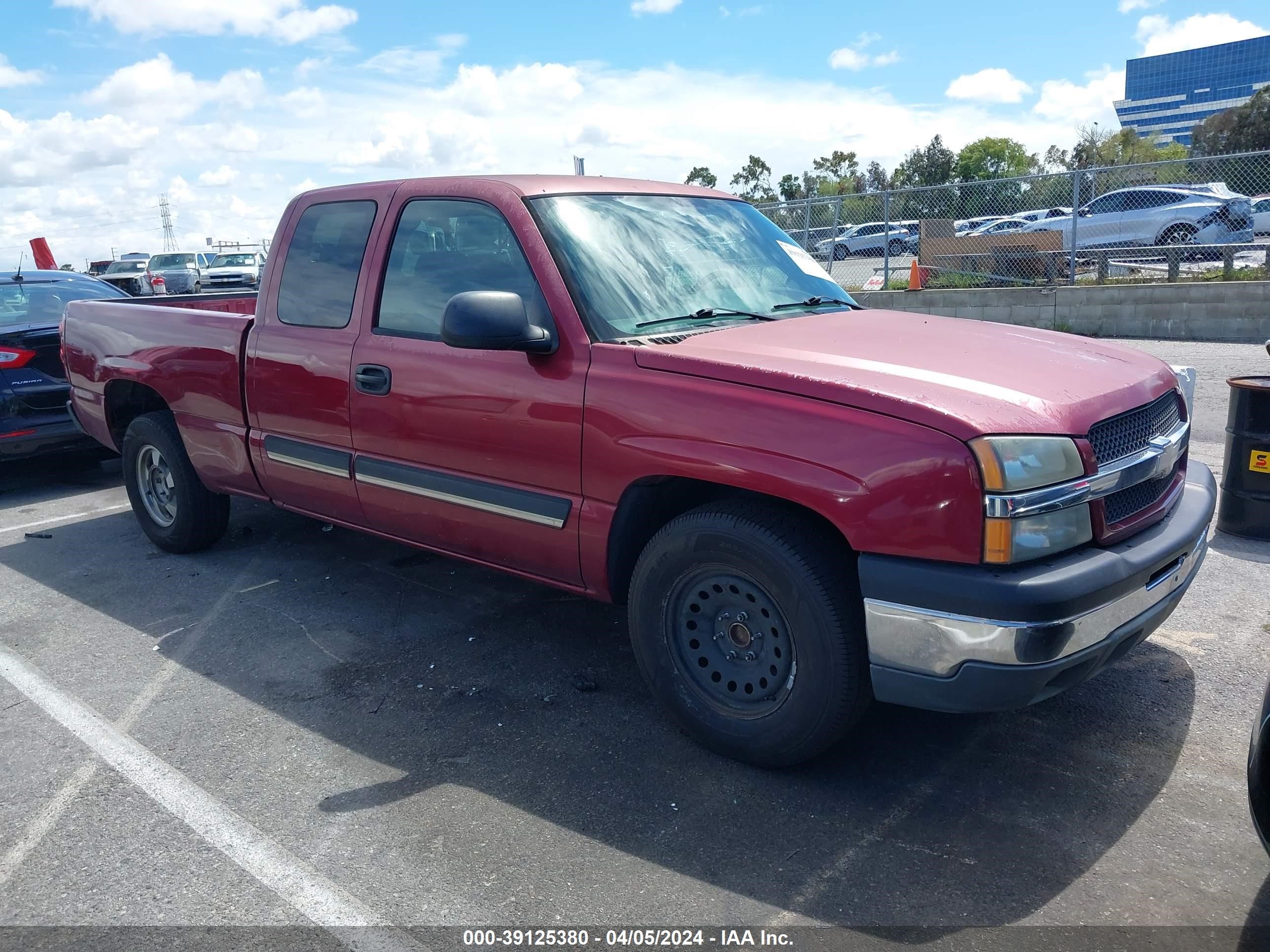 CHEVROLET SILVERADO 2005 2gcec19vx51169438