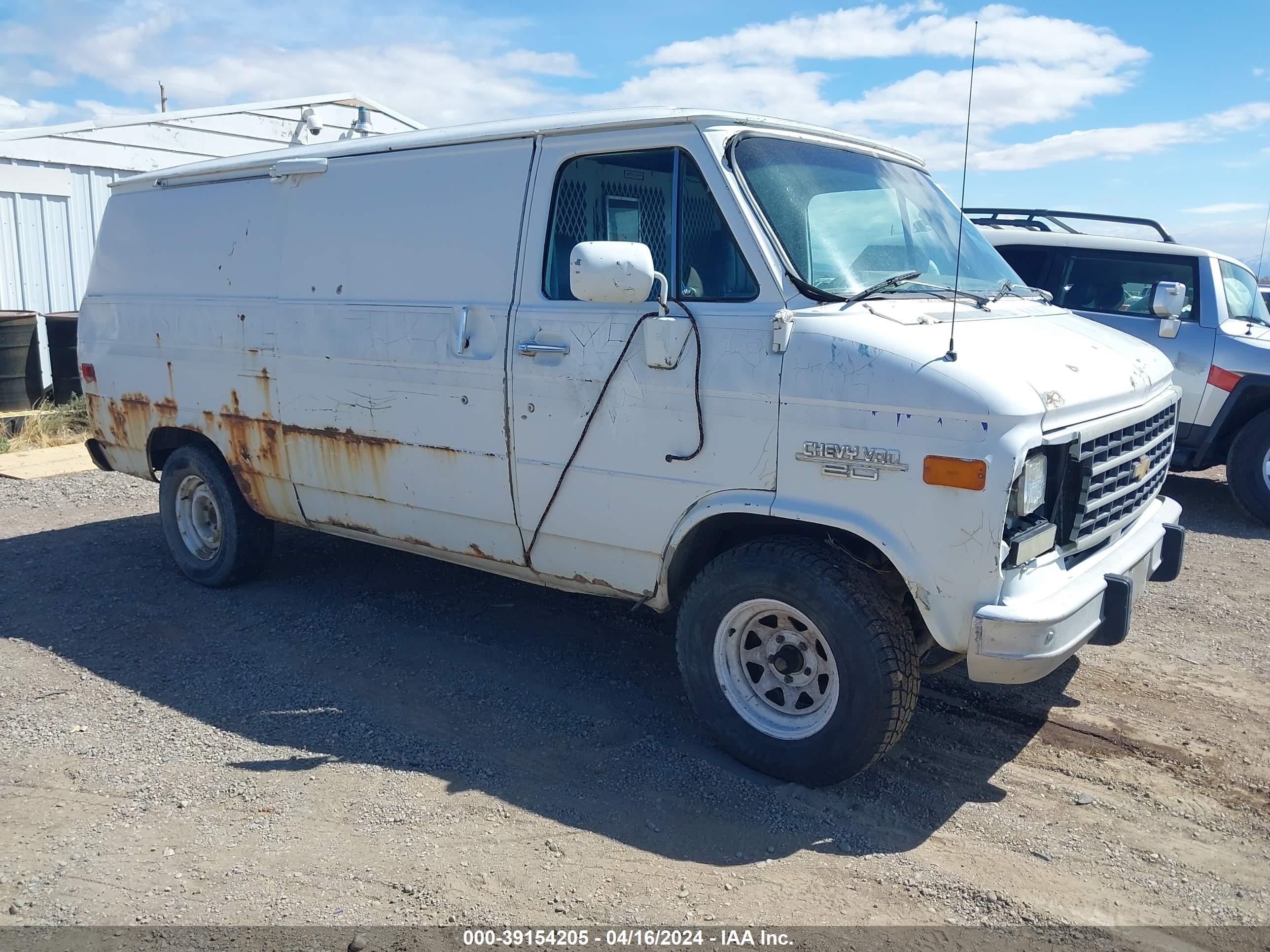 CHEVROLET VAN 1992 2gceg25z5n4117202