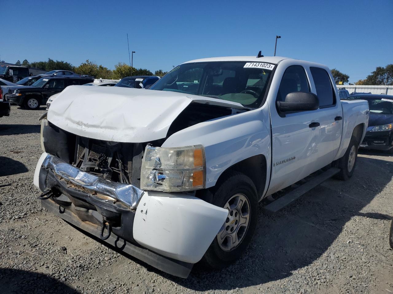 CHEVROLET SILVERADO 2008 2gcek133x81180910