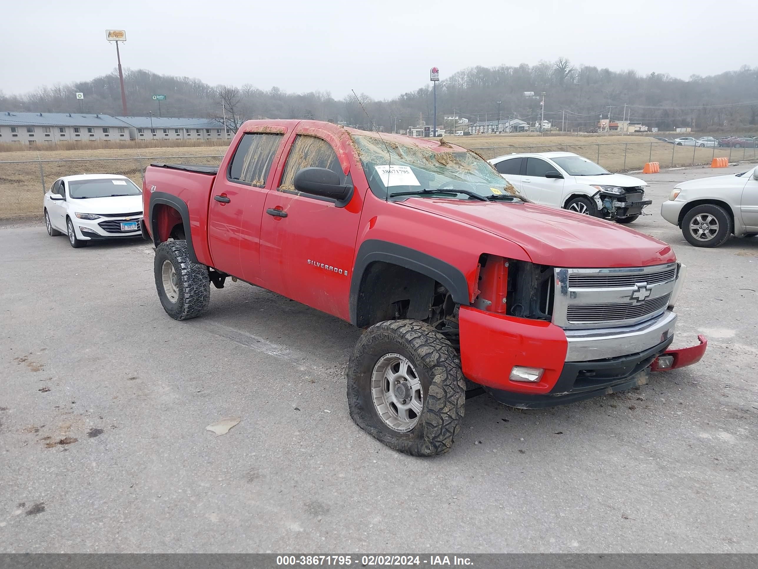 CHEVROLET SILVERADO 2007 2gcek13m171652256