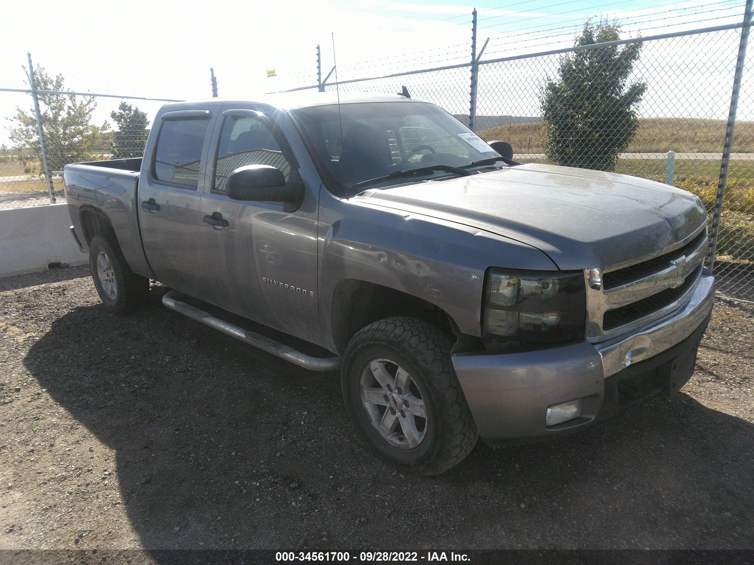 CHEVROLET SILVERADO 2007 2gcek13mx71552740