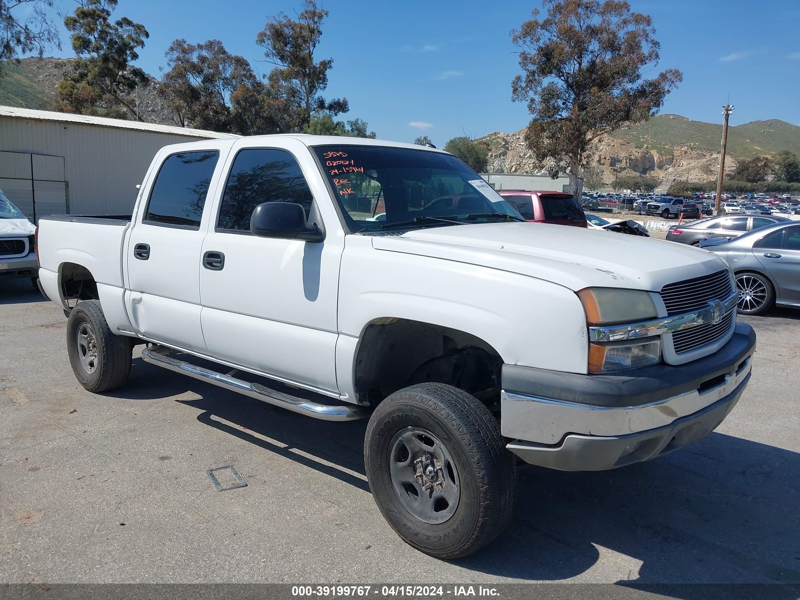 CHEVROLET SILVERADO 2004 2gcek13t341434564