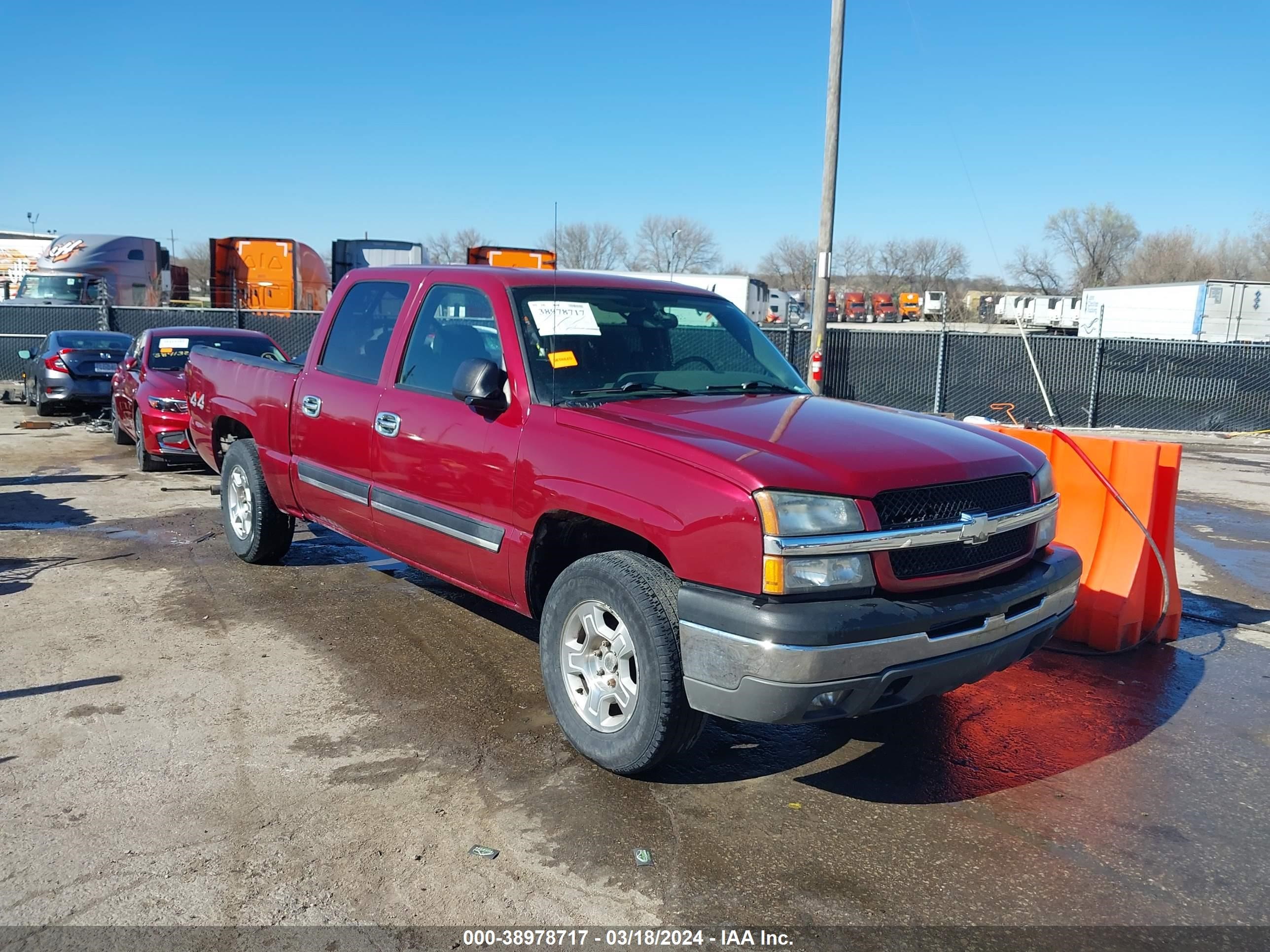 CHEVROLET SILVERADO 2004 2gcek13t741402605