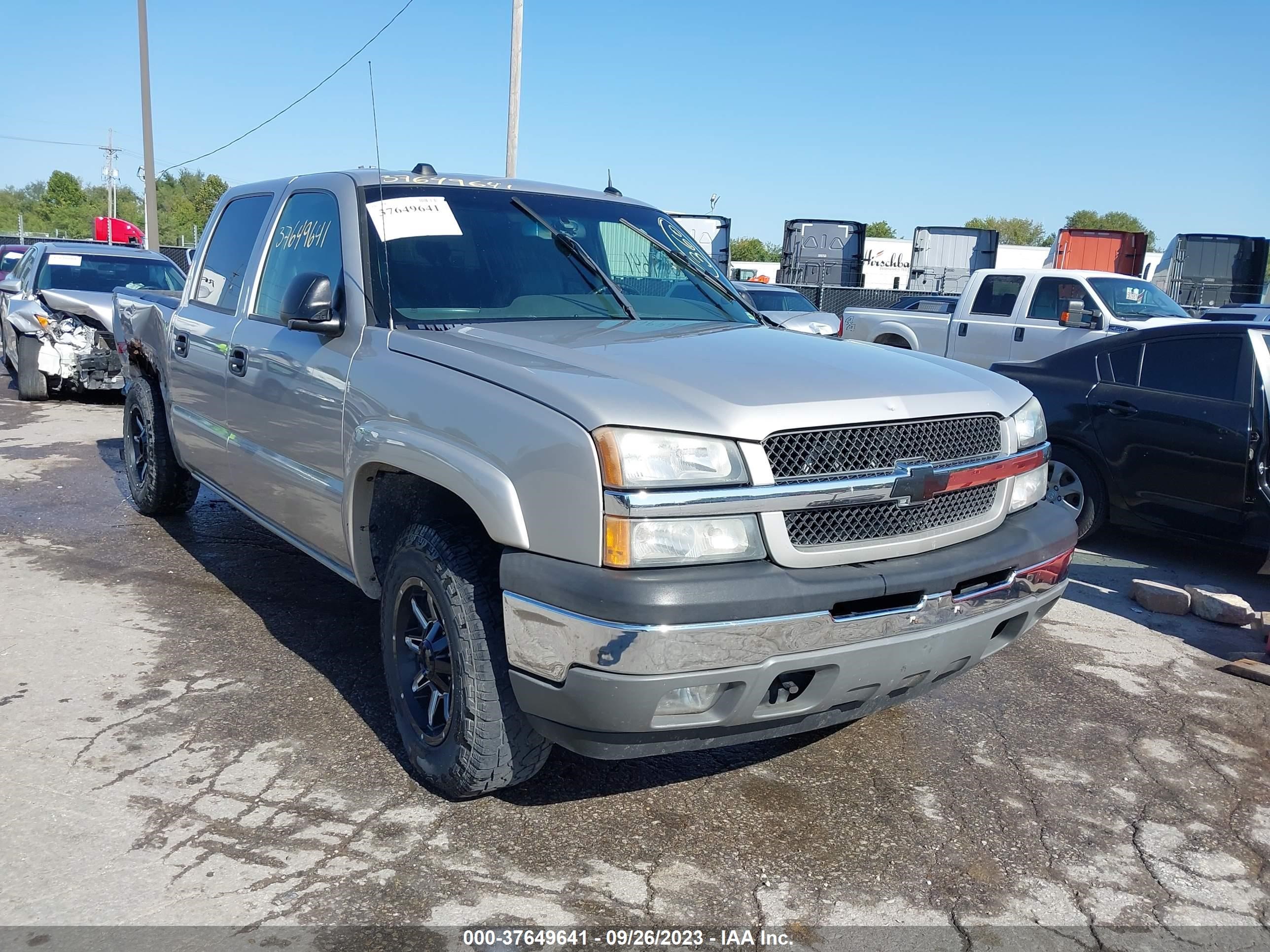 CHEVROLET SILVERADO 2005 2gcek13t851268320