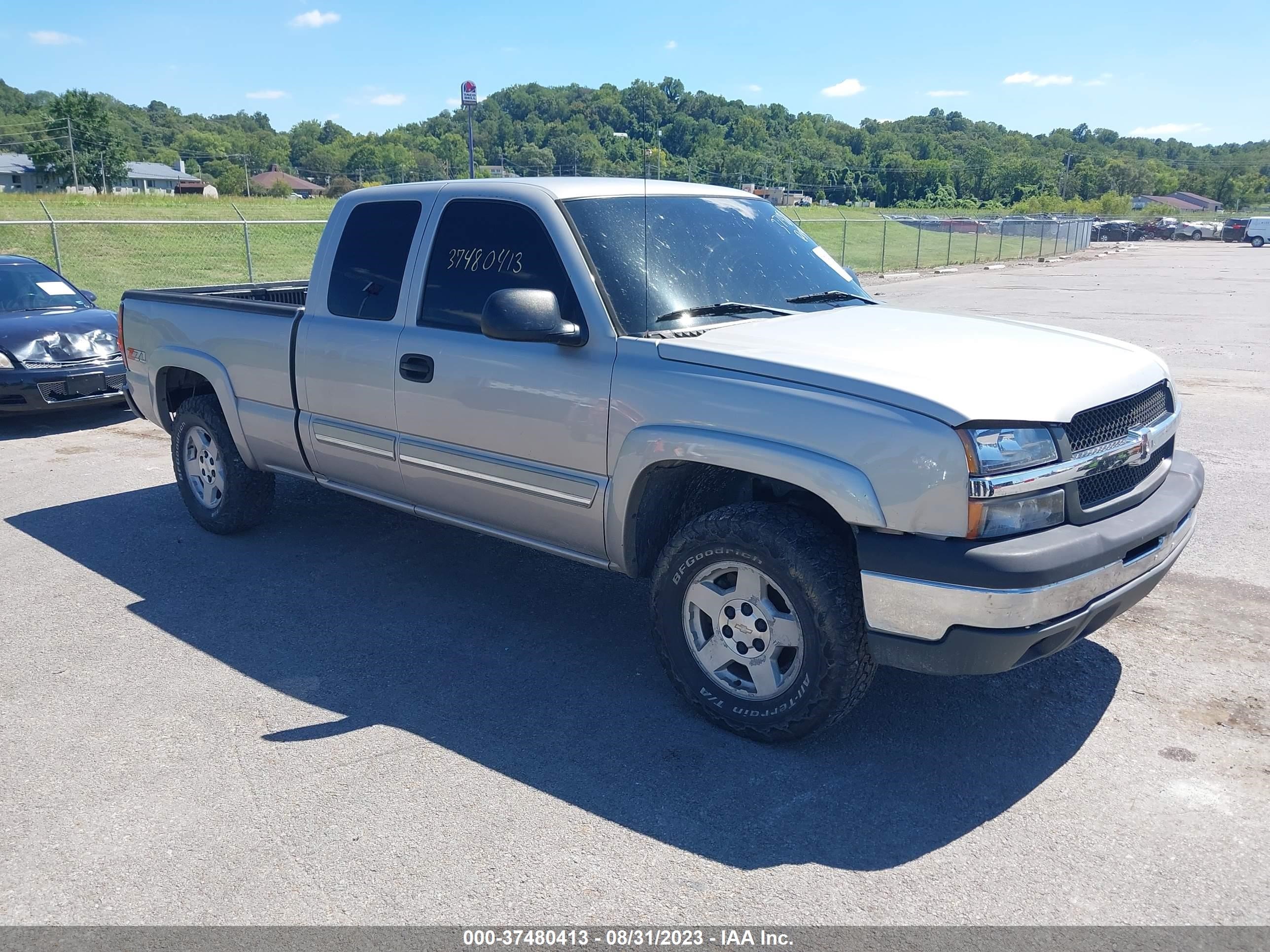 CHEVROLET SILVERADO 2005 2gcek19b751283910