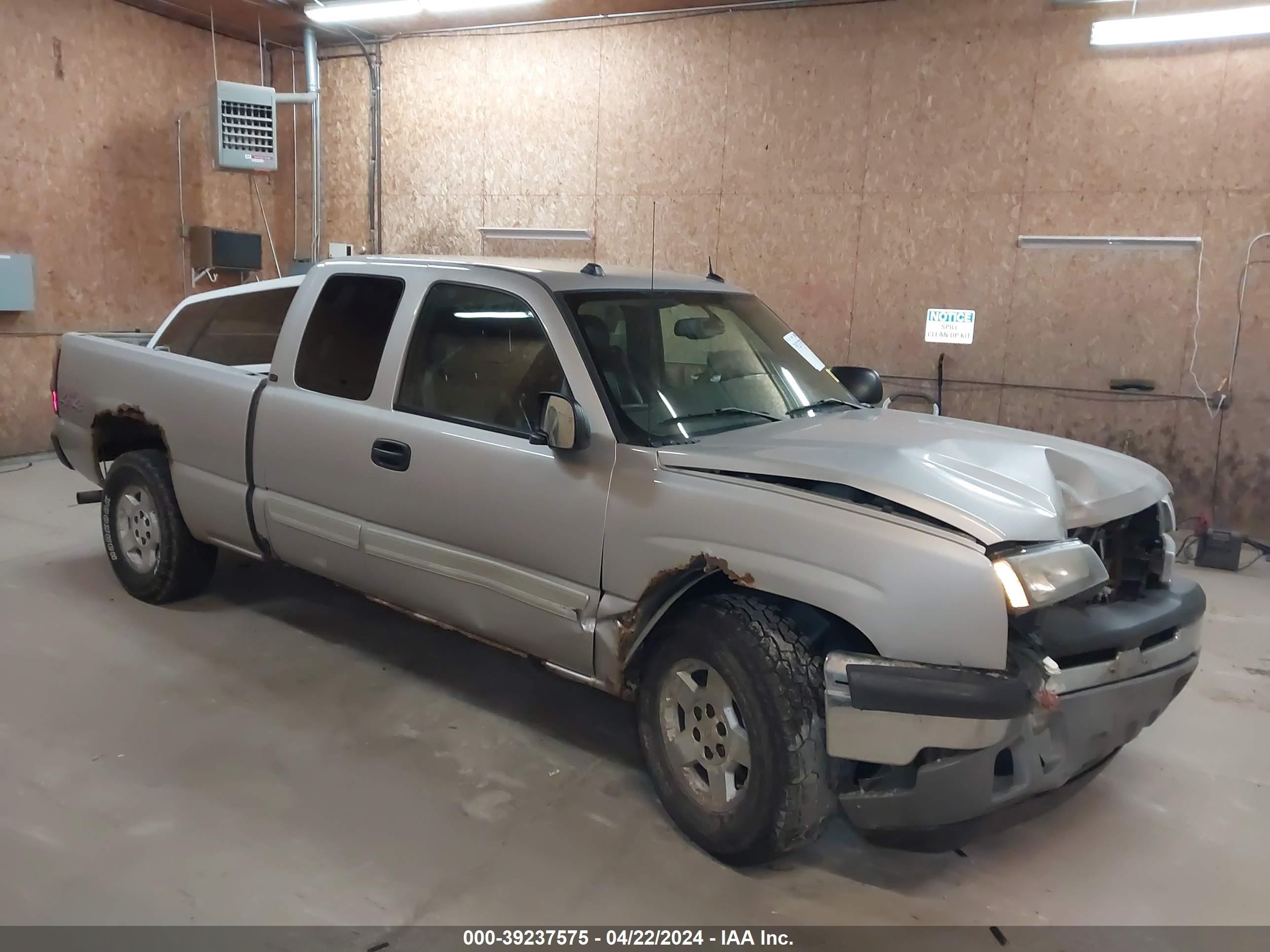 CHEVROLET SILVERADO 2005 2gcek19b851210870