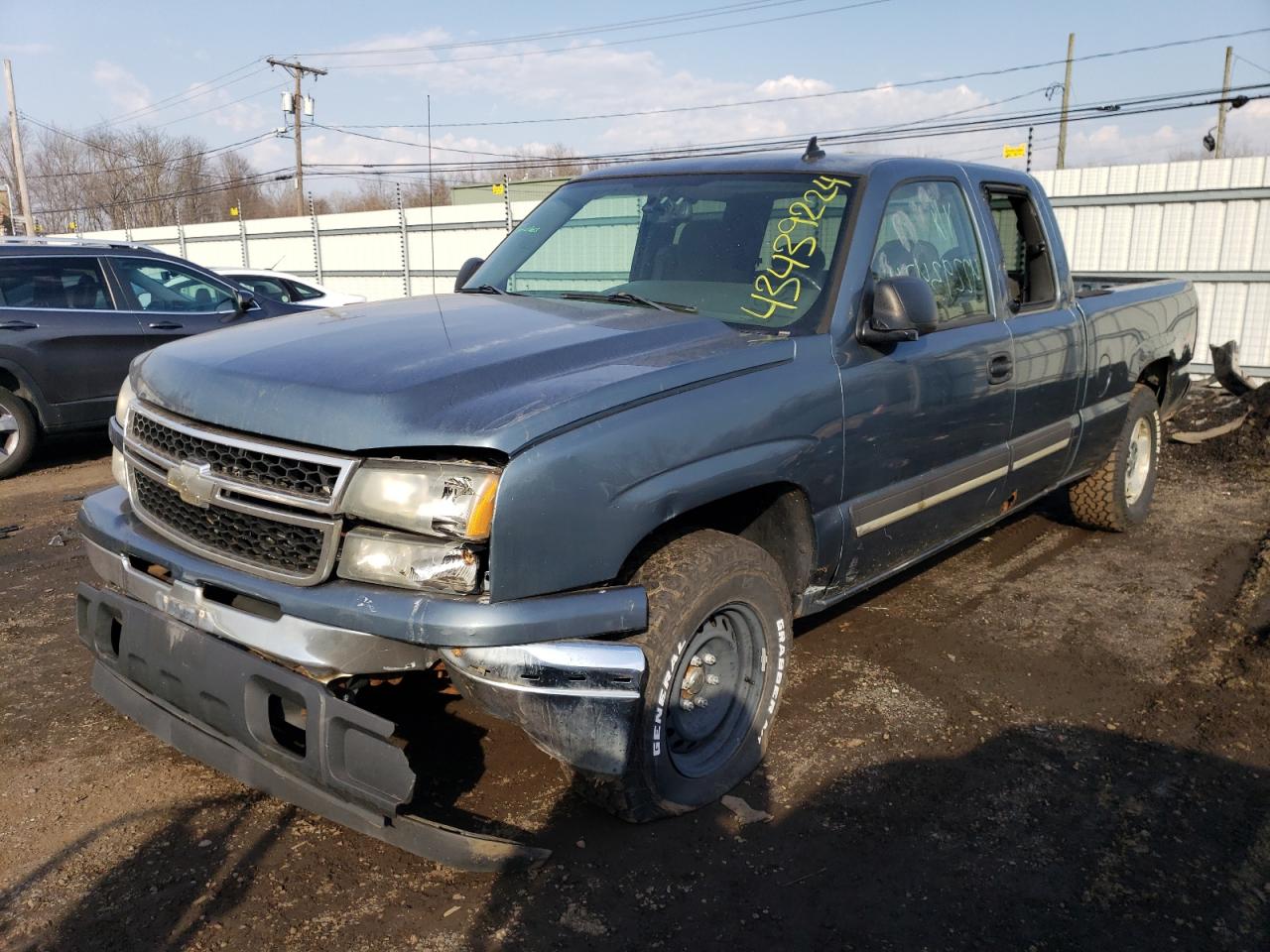 CHEVROLET SILVERADO 2006 2gcek19bx61122100