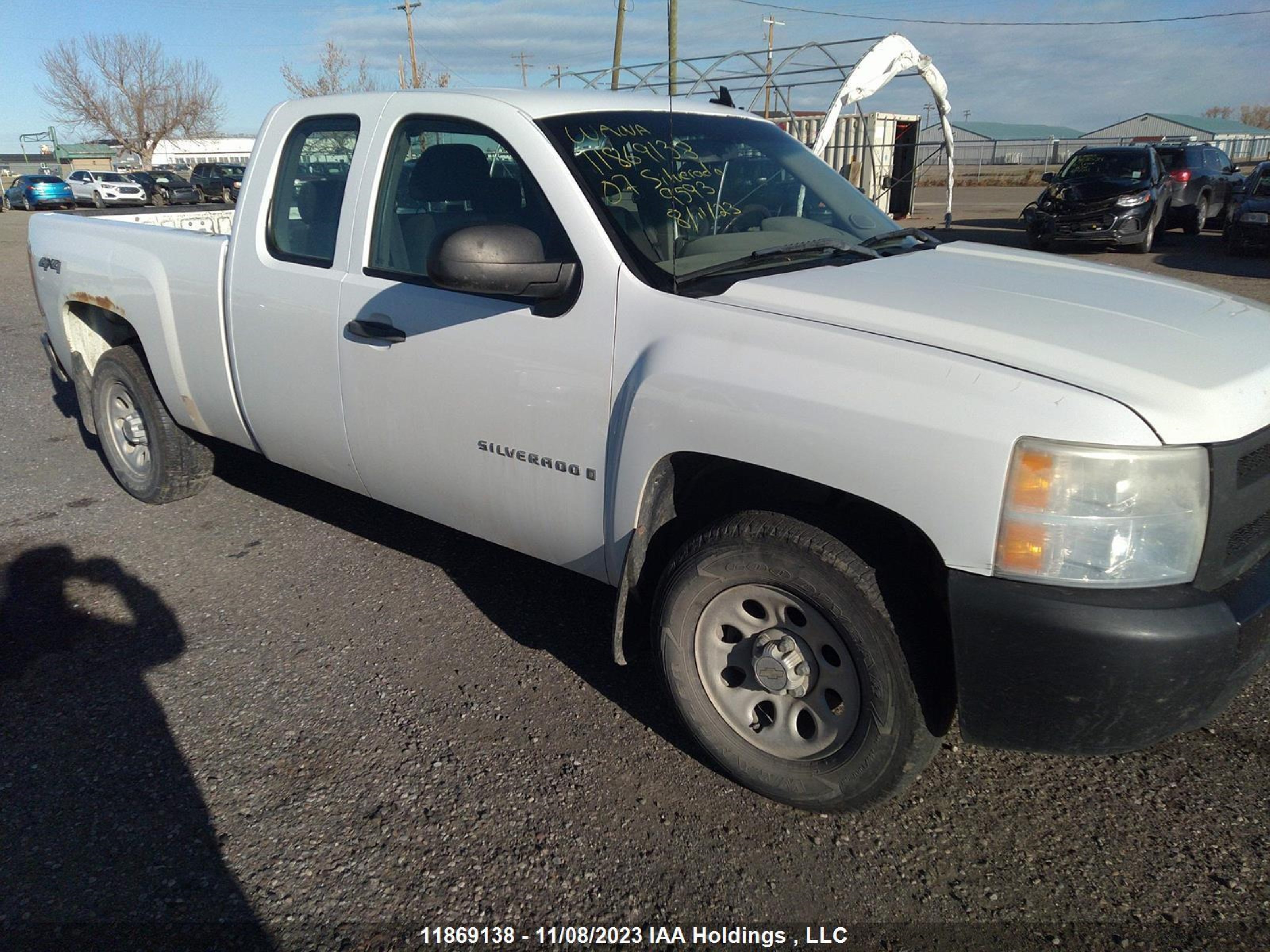 CHEVROLET SILVERADO 2007 2gcek19c871689593