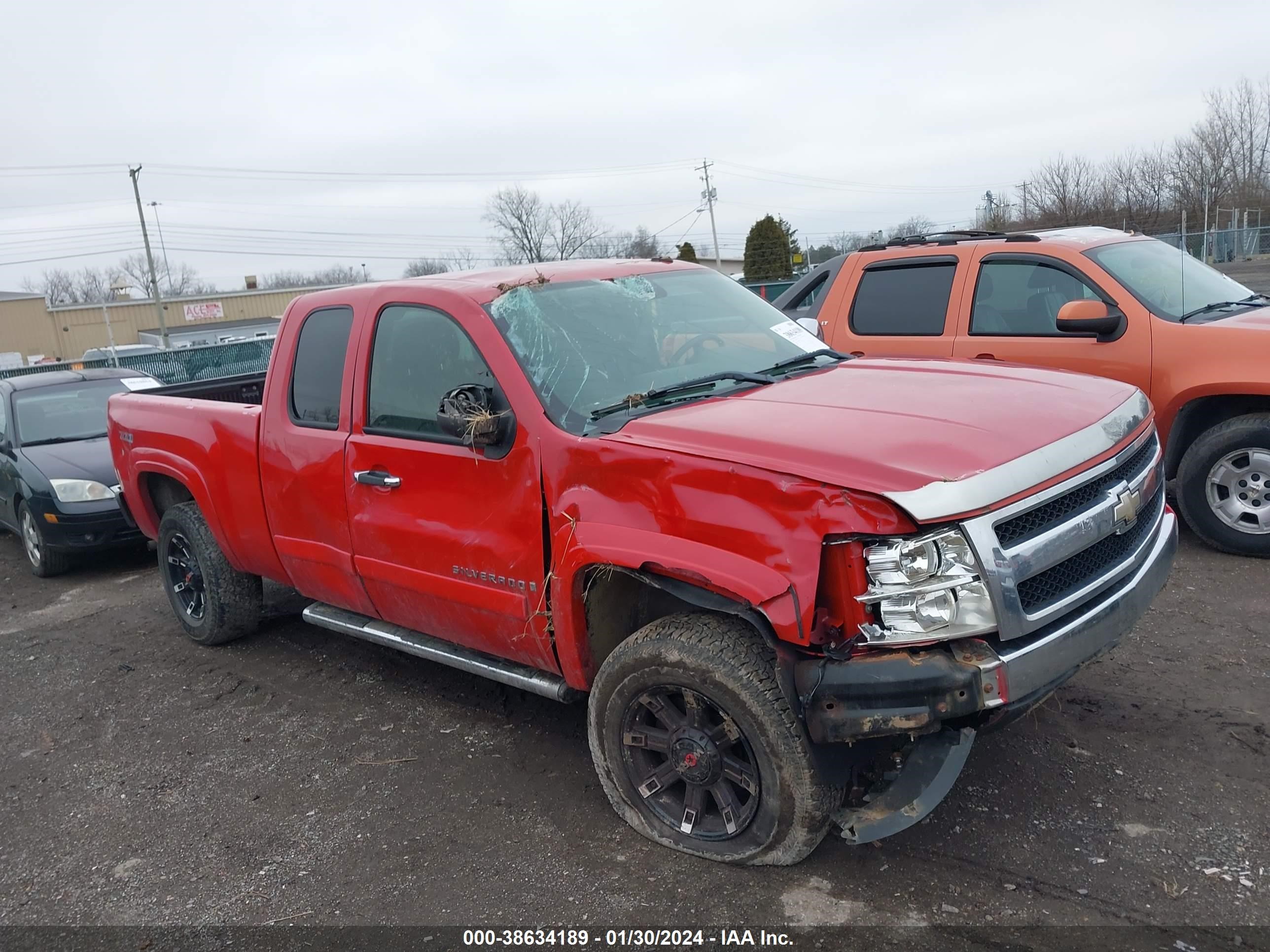 CHEVROLET SILVERADO 2008 2gcek19cx81103168