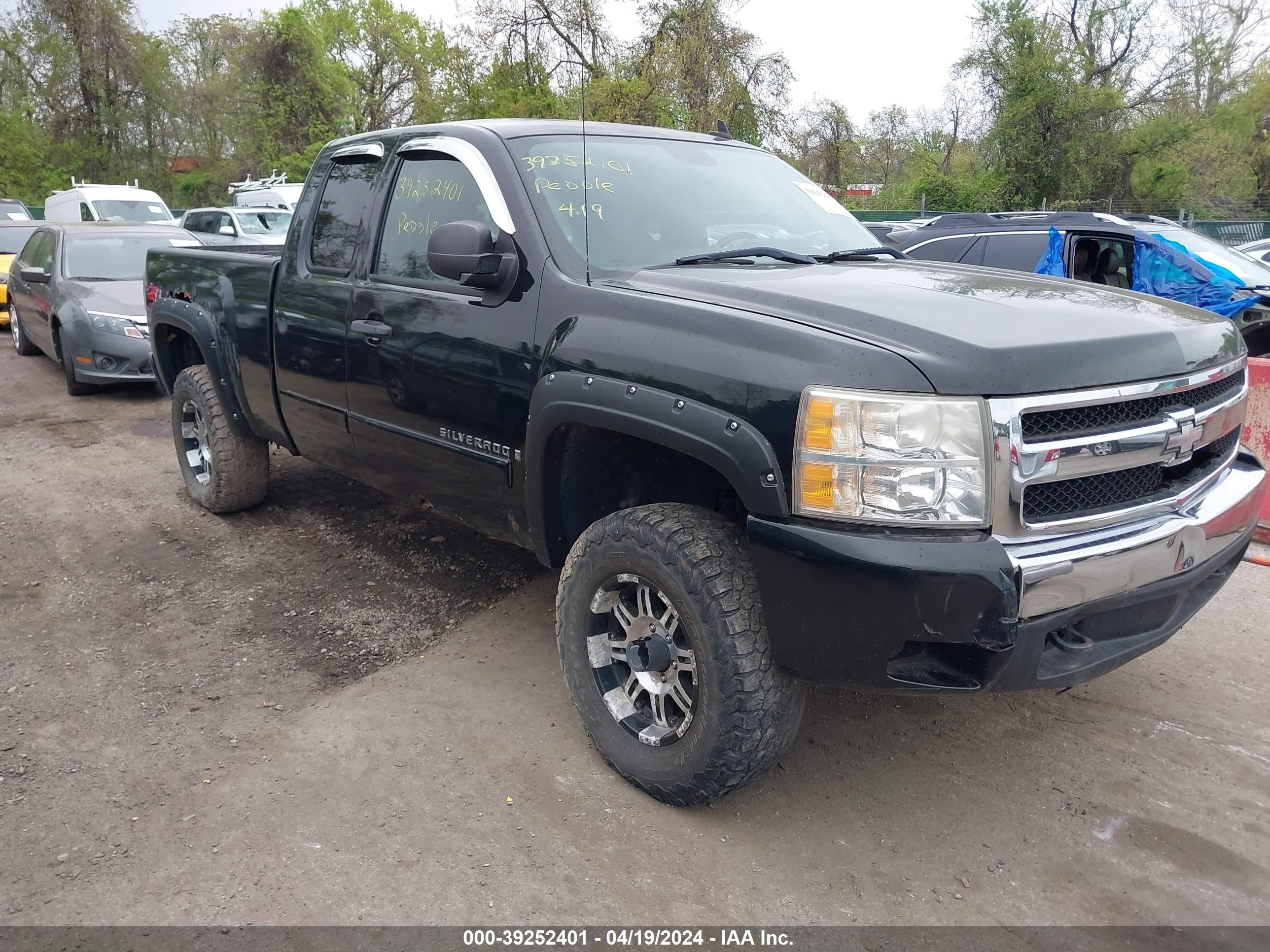 CHEVROLET SILVERADO 2008 2gcek19cx81242751