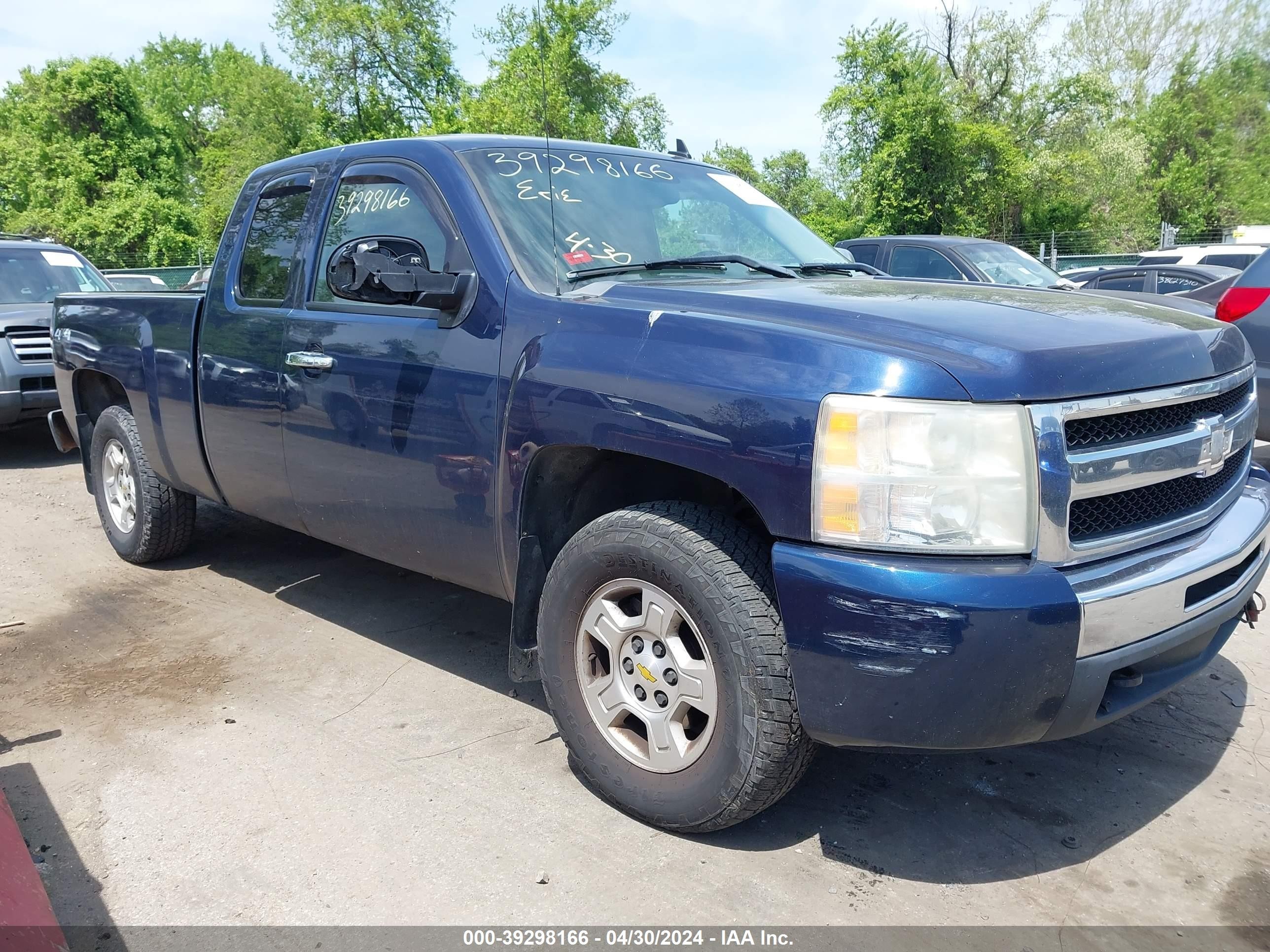 CHEVROLET SILVERADO 2009 2gcek19jx91106085