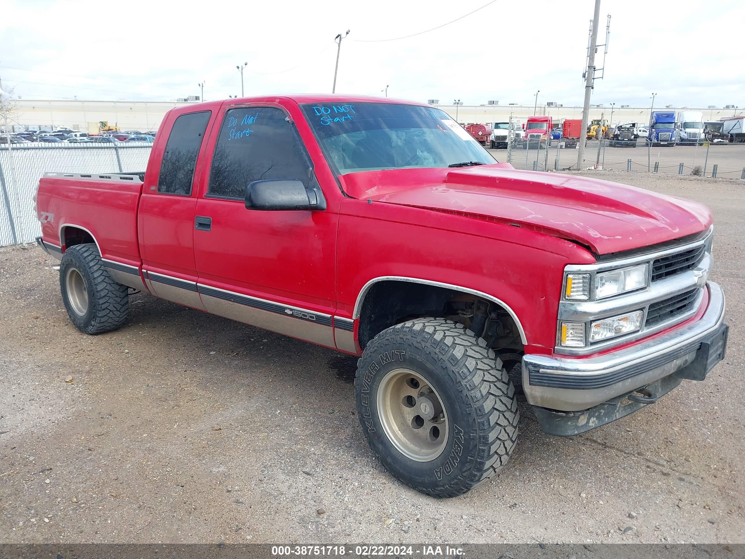 CHEVROLET S-10 PICKUP 1997 2gcek19rxv1227196