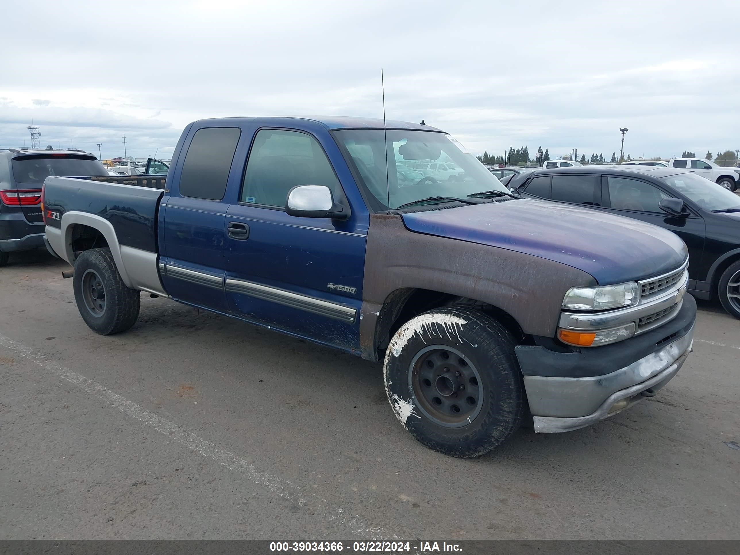 CHEVROLET SILVERADO 2002 2gcek19t021163693