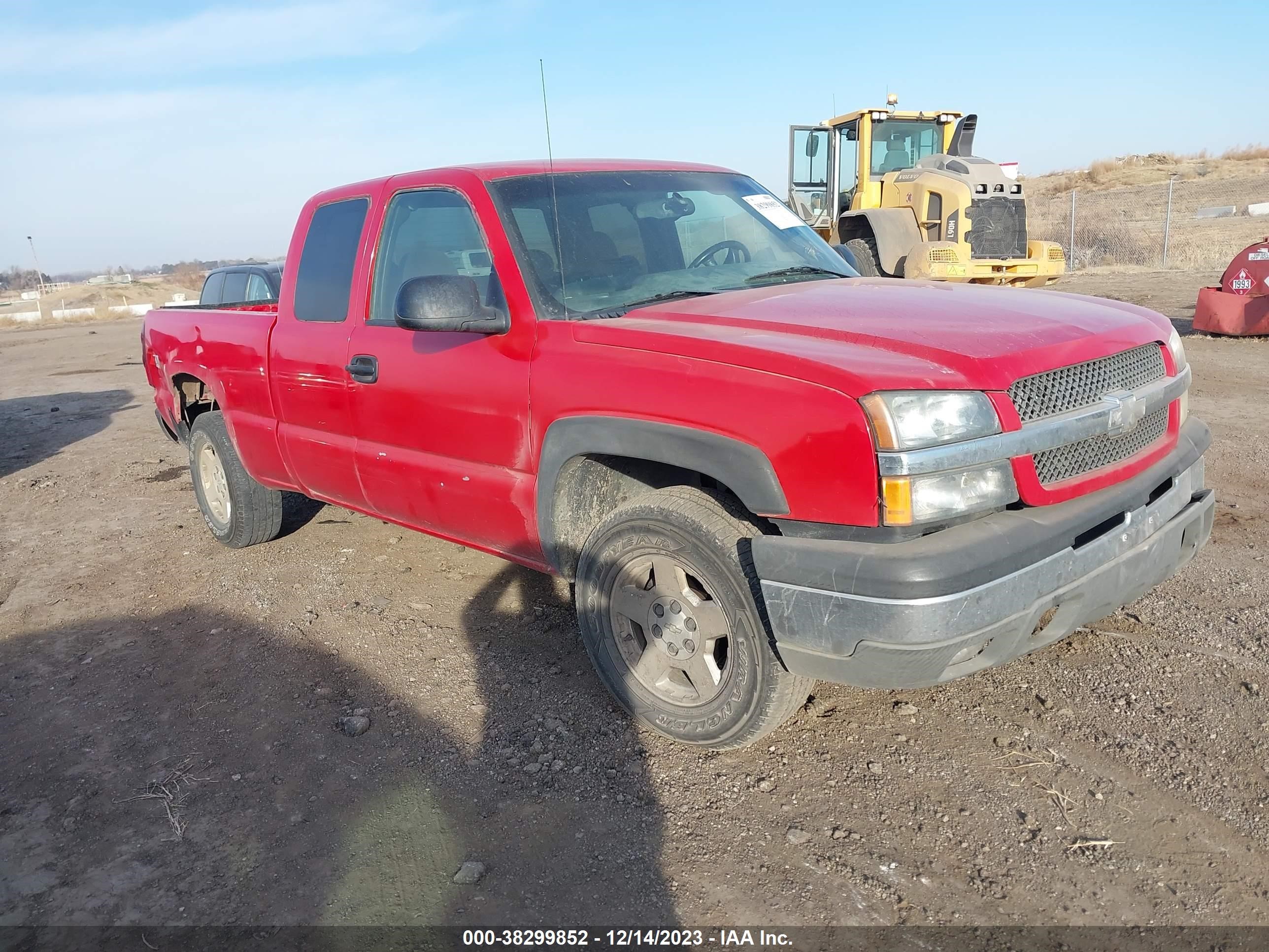 CHEVROLET SILVERADO 2003 2gcek19t031258434