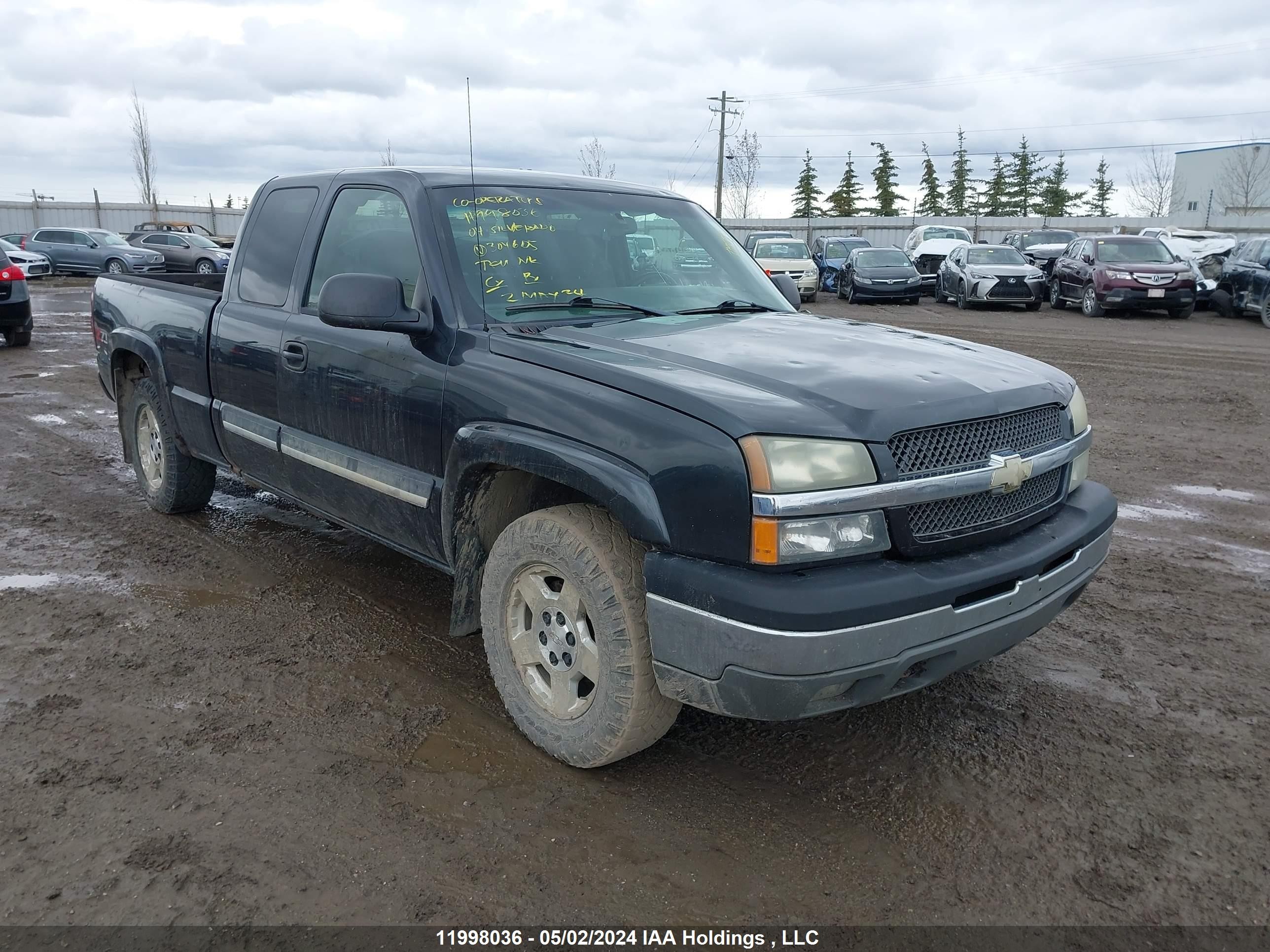 CHEVROLET SILVERADO 2004 2gcek19t041304605