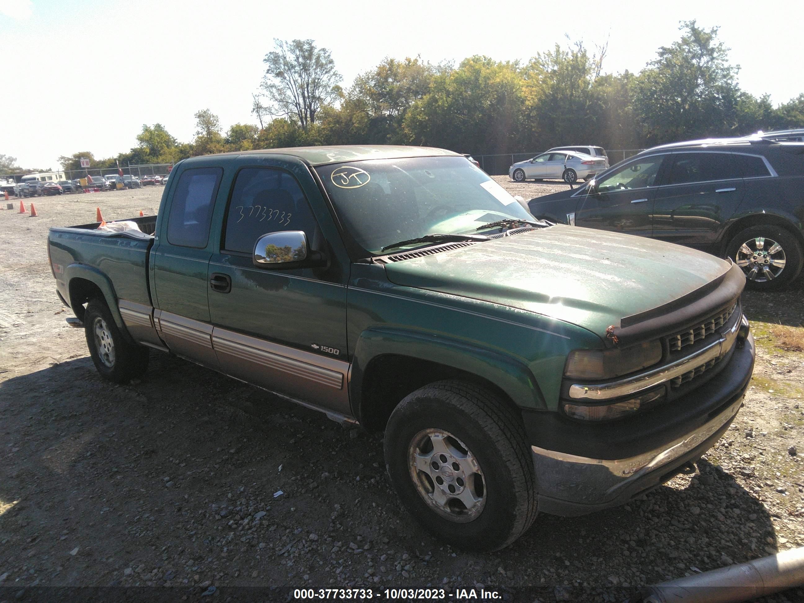 CHEVROLET SILVERADO 2000 2gcek19t1y1136415