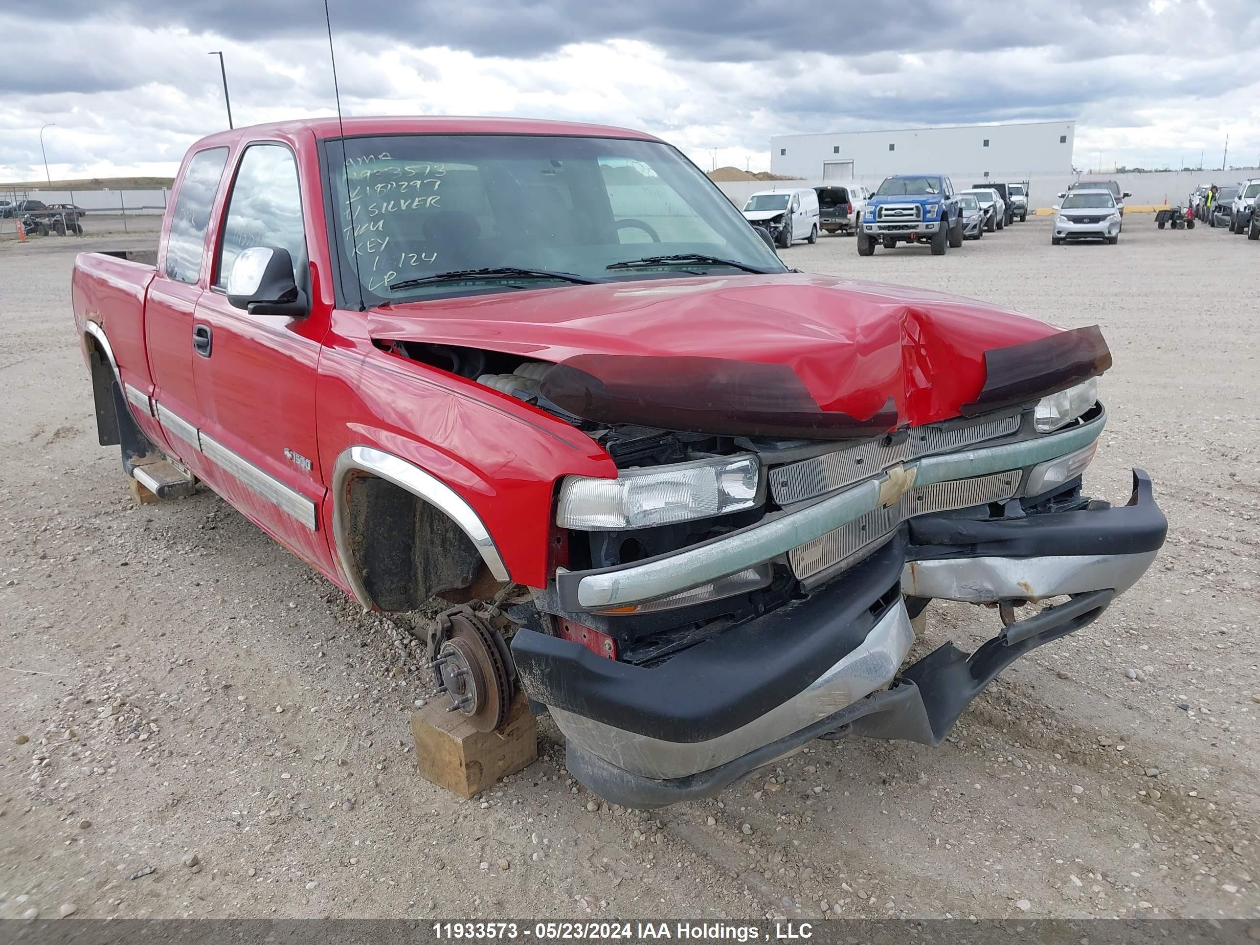 CHEVROLET SILVERADO 2001 2gcek19t211180297