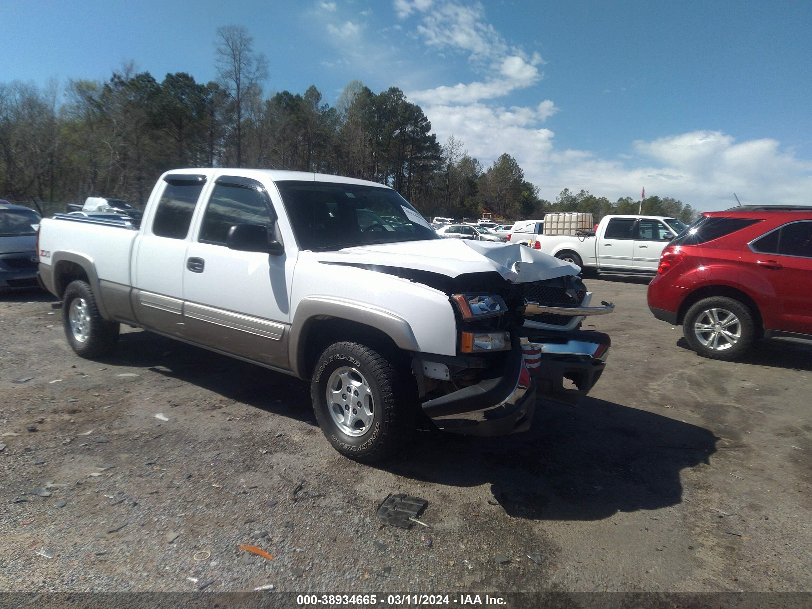 CHEVROLET SILVERADO 2004 2gcek19t241311569